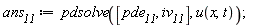 ans__11 := pdsolve([pde__11, iv__11], u(x, t))