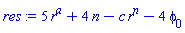 5*r^a+4*n-c*r^n-4*phi[0]