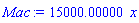 15000.00000*x