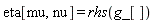 eta[mu, nu] = rhs(g_[])
