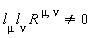 l[mu]*l[nu]*R[`~mu`, `~nu`] <> 0