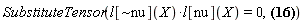 SubstituteTensor(Physics:-`*`(l[`~nu`](X), l[nu](X)) = 0, Physics:-d_[rho](Physics:-Christoffel[`~rho`, mu, nu], [X])*l[`~mu`](X)*l[`~nu`](X) = (-Physics:-d_[alpha](l[nu](X), [X])*Physics:-d_[beta](l[kappa](X), [X])*l[`~kappa`](X)*l[`~nu`](X)+Physics:-d_[beta](l[mu](X), [X])*Physics:-d_[kappa](l[alpha](X), [X])*l[`~kappa`](X)*l[`~mu`](X))*eta[`~alpha`, `~beta`]-Physics:-d_[beta](l[mu](X), [X])*Physics:-d_[kappa](l[`~mu`](X), [X])*l[`~beta`](X)*l[`~kappa`](X)*l[rho](X)*l[`~rho`](X)+Physics:-d_[beta](l[mu](X), [X])*Physics:-d_[nu](l[`~beta`](X), [X])*l[`~kappa`](X)*l[kappa](X)*l[`~mu`](X)*l[`~nu`](X)-eta[`~beta`, `~mu`]*Physics:-d_[beta](Physics:-d_[mu](l[sigma](X), [X]), [X])*l[`~kappa`](X)*l[kappa](X)*l[`~sigma`](X)+eta[`~sigma`, `~beta`]*Physics:-d_[beta](Physics:-d_[kappa](l[sigma](X), [X]), [X])*l[`~kappa`](X)*l[nu](X)*l[`~nu`](X)+Physics:-d_[beta](l[kappa](X), [X])*Physics:-d_[rho](l[`~rho`](X), [X])*l[`~beta`](X)*l[`~kappa`](X)+Physics:-d_[beta](Physics:-d_[kappa](l[sigma](X), [X]), [X])*l[`~beta`](X)*l[`~kappa`](X)*l[`~sigma`](X))
