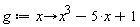 g := proc (x) options operator, arrow; x^3-5*x+1 end proc