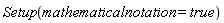 Physics:-Vectors:-Setup(mathematicalnotation = true)