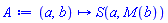 proc (a, b) options operator, arrow; S(a, M(b)) end proc