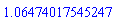 HFloat(1.064740175452467)