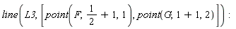 geometry:-line(L3, [geometry:-point(F, 1/2+1, 1), geometry:-point(G, 1+1, 2)]):