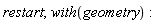 restart; with(geometry)