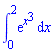 int(exp(x^3), x = 0 .. 2)