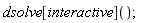 dsolve[interactive]();