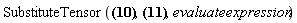 SubstituteTensor(Physics:-Christoffel[`~alpha`, mu, nu] = -(1/2)*l[`~alpha`](X)*l[`~beta`](X)*Physics:-d_[nu](l[beta](X), [X])*l[mu](X)+(1/2)*Physics:-d_[nu](l[`~alpha`](X), [X])*l[mu](X)+(1/2)*l[`~alpha`](X)*Physics:-d_[nu](l[mu](X), [X])-(1/2)*l[`~alpha`](X)*l[`~beta`](X)*Physics:-d_[mu](l[beta](X), [X])*l[nu](X)+(1/2)*Physics:-d_[mu](l[`~alpha`](X), [X])*l[nu](X)+(1/2)*l[`~alpha`](X)*Physics:-d_[mu](l[nu](X), [X])+(1/2)*l[`~alpha`](X)*l[`~beta`](X)*l[nu](X)*Physics:-d_[beta](l[mu](X), [X])-(1/2)*l[nu](X)*Physics:-d_[beta](l[mu](X), [X])*eta[`~alpha`, `~beta`]+(1/2)*l[`~alpha`](X)*l[`~beta`](X)*l[mu](X)*Physics:-d_[beta](l[nu](X), [X])-(1/2)*l[mu](X)*Physics:-d_[beta](l[nu](X), [X])*eta[`~alpha`, `~beta`], Physics:-Ricci[mu, nu] = Physics:-d_[alpha](Physics:-Christoffel[`~alpha`, mu, nu], [X])-Physics:-d_[nu](Physics:-Christoffel[`~alpha`, alpha, mu], [X])+Physics:-Christoffel[`~beta`, mu, nu]*Physics:-Christoffel[`~alpha`, alpha, beta]-Physics:-Christoffel[`~beta`, alpha, mu]*Physics:-Christoffel[`~alpha`, beta, nu], evaluateexpression)