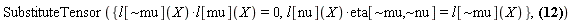 SubstituteTensor({Physics:-`*`(l[nu](X), eta[`~mu`, `~nu`]) = l[`~mu`](X), Physics:-`*`(l[`~mu`](X), l[mu](X)) = 0}, Physics:-Ricci[mu, nu] = (1/2)*eta[`~alpha`, `~tau`]*(Physics:-d_[nu](l[alpha](X), [X])*Physics:-d_[tau](l[mu](X), [X])+l[alpha](X)*Physics:-d_[nu](Physics:-d_[tau](l[mu](X), [X]), [X]))+(-(1/2)*l[`~beta`](X)*l[`~iota`](X)*Physics:-d_[nu](l[iota](X), [X])*l[mu](X)+(1/2)*Physics:-d_[nu](l[`~beta`](X), [X])*l[mu](X)+(1/2)*l[`~beta`](X)*Physics:-d_[nu](l[mu](X), [X])-(1/2)*l[`~beta`](X)*l[`~iota`](X)*Physics:-d_[mu](l[iota](X), [X])*l[nu](X)+(1/2)*Physics:-d_[mu](l[`~beta`](X), [X])*l[nu](X)+(1/2)*l[`~beta`](X)*Physics:-d_[mu](l[nu](X), [X])+(1/2)*l[`~beta`](X)*l[`~iota`](X)*l[nu](X)*Physics:-d_[iota](l[mu](X), [X])-(1/2)*l[nu](X)*Physics:-d_[iota](l[mu](X), [X])*eta[`~beta`, `~iota`]+(1/2)*l[`~beta`](X)*l[`~iota`](X)*l[mu](X)*Physics:-d_[iota](l[nu](X), [X])-(1/2)*l[mu](X)*Physics:-d_[iota](l[nu](X), [X])*eta[`~beta`, `~iota`])*(-(1/2)*l[`~alpha`](X)*l[`~lambda`](X)*Physics:-d_[beta](l[lambda](X), [X])*l[alpha](X)+(1/2)*Physics:-d_[beta](l[`~alpha`](X), [X])*l[alpha](X)+(1/2)*l[`~alpha`](X)*Physics:-d_[beta](l[alpha](X), [X])-(1/2)*l[`~alpha`](X)*l[`~lambda`](X)*Physics:-d_[alpha](l[lambda](X), [X])*l[beta](X)+(1/2)*Physics:-d_[alpha](l[`~alpha`](X), [X])*l[beta](X)+(1/2)*l[`~alpha`](X)*Physics:-d_[alpha](l[beta](X), [X])+(1/2)*l[`~alpha`](X)*l[`~lambda`](X)*l[beta](X)*Physics:-d_[lambda](l[alpha](X), [X])-(1/2)*l[beta](X)*Physics:-d_[lambda](l[alpha](X), [X])*eta[`~alpha`, `~lambda`]+(1/2)*l[`~alpha`](X)*l[`~lambda`](X)*l[alpha](X)*Physics:-d_[lambda](l[beta](X), [X])-(1/2)*l[alpha](X)*Physics:-d_[lambda](l[beta](X), [X])*eta[`~alpha`, `~lambda`])-(-(1/2)*l[`~beta`](X)*l[`~omega`](X)*Physics:-d_[mu](l[omega](X), [X])*l[alpha](X)+(1/2)*Physics:-d_[mu](l[`~beta`](X), [X])*l[alpha](X)+(1/2)*l[`~beta`](X)*Physics:-d_[mu](l[alpha](X), [X])-(1/2)*l[`~beta`](X)*l[`~omega`](X)*Physics:-d_[alpha](l[omega](X), [X])*l[mu](X)+(1/2)*Physics:-d_[alpha](l[`~beta`](X), [X])*l[mu](X)+(1/2)*l[`~beta`](X)*Physics:-d_[alpha](l[mu](X), [X])+(1/2)*l[`~beta`](X)*l[`~omega`](X)*l[mu](X)*Physics:-d_[omega](l[alpha](X), [X])-(1/2)*l[mu](X)*Physics:-d_[omega](l[alpha](X), [X])*eta[`~beta`, `~omega`]+(1/2)*l[`~beta`](X)*l[`~omega`](X)*l[alpha](X)*Physics:-d_[omega](l[mu](X), [X])-(1/2)*l[alpha](X)*Physics:-d_[omega](l[mu](X), [X])*eta[`~beta`, `~omega`])*(-(1/2)*l[`~alpha`](X)*l[`~chi`](X)*Physics:-d_[nu](l[chi](X), [X])*l[beta](X)+(1/2)*Physics:-d_[nu](l[`~alpha`](X), [X])*l[beta](X)+(1/2)*l[`~alpha`](X)*Physics:-d_[nu](l[beta](X), [X])-(1/2)*l[`~alpha`](X)*l[`~chi`](X)*Physics:-d_[beta](l[chi](X), [X])*l[nu](X)+(1/2)*Physics:-d_[beta](l[`~alpha`](X), [X])*l[nu](X)+(1/2)*l[`~alpha`](X)*Physics:-d_[beta](l[nu](X), [X])+(1/2)*l[`~alpha`](X)*l[`~chi`](X)*l[nu](X)*Physics:-d_[chi](l[beta](X), [X])-(1/2)*l[nu](X)*Physics:-d_[chi](l[beta](X), [X])*eta[`~alpha`, `~chi`]+(1/2)*l[`~alpha`](X)*l[`~chi`](X)*l[beta](X)*Physics:-d_[chi](l[nu](X), [X])-(1/2)*l[beta](X)*Physics:-d_[chi](l[nu](X), [X])*eta[`~alpha`, `~chi`])+(1/2)*eta[`~alpha`, `~tau`]*(Physics:-d_[nu](l[mu](X), [X])*Physics:-d_[tau](l[alpha](X), [X])+l[mu](X)*Physics:-d_[nu](Physics:-d_[tau](l[alpha](X), [X]), [X]))-(1/2)*l[`~alpha`](X)*Physics:-d_[nu](Physics:-d_[alpha](l[mu](X), [X]), [X])-(1/2)*Physics:-d_[nu](Physics:-d_[alpha](l[`~alpha`](X), [X]), [X])*l[mu](X)-(1/2)*Physics:-d_[nu](l[`~alpha`](X), [X])*Physics:-d_[mu](l[alpha](X), [X])-(1/2)*l[`~alpha`](X)*Physics:-d_[nu](Physics:-d_[mu](l[alpha](X), [X]), [X])-(1/2)*Physics:-d_[nu](Physics:-d_[mu](l[`~alpha`](X), [X]), [X])*l[alpha](X)-(1/2)*Physics:-d_[mu](l[`~alpha`](X), [X])*Physics:-d_[nu](l[alpha](X), [X])-(1/2)*eta[`~alpha`, `~kappa`]*(Physics:-d_[alpha](l[mu](X), [X])*Physics:-d_[kappa](l[nu](X), [X])+l[mu](X)*Physics:-d_[alpha](Physics:-d_[kappa](l[nu](X), [X]), [X]))-(1/2)*eta[`~alpha`, `~kappa`]*(Physics:-d_[alpha](l[nu](X), [X])*Physics:-d_[kappa](l[mu](X), [X])+l[nu](X)*Physics:-d_[alpha](Physics:-d_[kappa](l[mu](X), [X]), [X]))+(1/2)*Physics:-d_[alpha](l[`~alpha`](X), [X])*Physics:-d_[mu](l[nu](X), [X])+(1/2)*l[`~alpha`](X)*Physics:-d_[alpha](Physics:-d_[mu](l[nu](X), [X]), [X])+(1/2)*Physics:-d_[alpha](Physics:-d_[mu](l[`~alpha`](X), [X]), [X])*l[nu](X)+(1/2)*Physics:-d_[mu](l[`~alpha`](X), [X])*Physics:-d_[alpha](l[nu](X), [X])+(1/2)*l[`~alpha`](X)*Physics:-d_[alpha](Physics:-d_[nu](l[mu](X), [X]), [X])+(1/2)*Physics:-d_[alpha](Physics:-d_[nu](l[`~alpha`](X), [X]), [X])*l[mu](X)+(1/2)*l[`~alpha`](X)*Physics:-d_[nu](l[`~tau`](X), [X])*Physics:-d_[alpha](l[tau](X), [X])*l[mu](X)+(1/2)*l[`~alpha`](X)*l[`~tau`](X)*Physics:-d_[nu](Physics:-d_[alpha](l[tau](X), [X]), [X])*l[mu](X)+(1/2)*l[`~alpha`](X)*l[`~tau`](X)*Physics:-d_[alpha](l[tau](X), [X])*Physics:-d_[nu](l[mu](X), [X])+(1/2)*Physics:-d_[nu](l[`~alpha`](X), [X])*l[`~tau`](X)*Physics:-d_[mu](l[tau](X), [X])*l[alpha](X)+(1/2)*l[`~alpha`](X)*Physics:-d_[nu](l[`~tau`](X), [X])*Physics:-d_[mu](l[tau](X), [X])*l[alpha](X)+(1/2)*l[`~alpha`](X)*l[`~tau`](X)*Physics:-d_[nu](Physics:-d_[mu](l[tau](X), [X]), [X])*l[alpha](X)+(1/2)*l[`~alpha`](X)*l[`~tau`](X)*Physics:-d_[mu](l[tau](X), [X])*Physics:-d_[nu](l[alpha](X), [X])+(1/2)*Physics:-d_[alpha](l[`~alpha`](X), [X])*l[`~kappa`](X)*l[mu](X)*Physics:-d_[kappa](l[nu](X), [X])+(1/2)*l[`~alpha`](X)*Physics:-d_[alpha](l[`~kappa`](X), [X])*l[mu](X)*Physics:-d_[kappa](l[nu](X), [X])+(1/2)*l[`~alpha`](X)*l[`~kappa`](X)*Physics:-d_[alpha](l[mu](X), [X])*Physics:-d_[kappa](l[nu](X), [X])+(1/2)*l[`~alpha`](X)*l[`~kappa`](X)*l[mu](X)*Physics:-d_[alpha](Physics:-d_[kappa](l[nu](X), [X]), [X])+(1/2)*l[`~alpha`](X)*l[`~kappa`](X)*Physics:-d_[alpha](l[nu](X), [X])*Physics:-d_[kappa](l[mu](X), [X])+(1/2)*l[`~alpha`](X)*l[`~kappa`](X)*l[nu](X)*Physics:-d_[alpha](Physics:-d_[kappa](l[mu](X), [X]), [X])+(1/2)*Physics:-d_[alpha](l[`~alpha`](X), [X])*l[`~kappa`](X)*l[nu](X)*Physics:-d_[kappa](l[mu](X), [X])+(1/2)*l[`~alpha`](X)*Physics:-d_[alpha](l[`~kappa`](X), [X])*l[nu](X)*Physics:-d_[kappa](l[mu](X), [X])-(1/2)*Physics:-d_[nu](l[`~alpha`](X), [X])*l[`~tau`](X)*l[alpha](X)*Physics:-d_[tau](l[mu](X), [X])-(1/2)*l[`~alpha`](X)*Physics:-d_[nu](l[`~tau`](X), [X])*l[alpha](X)*Physics:-d_[tau](l[mu](X), [X])-(1/2)*l[`~alpha`](X)*l[`~tau`](X)*Physics:-d_[nu](l[alpha](X), [X])*Physics:-d_[tau](l[mu](X), [X])-(1/2)*l[`~alpha`](X)*l[`~tau`](X)*l[alpha](X)*Physics:-d_[nu](Physics:-d_[tau](l[mu](X), [X]), [X])-(1/2)*Physics:-d_[nu](l[`~alpha`](X), [X])*l[`~tau`](X)*l[mu](X)*Physics:-d_[tau](l[alpha](X), [X])-(1/2)*l[`~alpha`](X)*Physics:-d_[nu](l[`~tau`](X), [X])*l[mu](X)*Physics:-d_[tau](l[alpha](X), [X])-(1/2)*l[`~alpha`](X)*l[`~tau`](X)*Physics:-d_[nu](l[mu](X), [X])*Physics:-d_[tau](l[alpha](X), [X])-(1/2)*l[`~alpha`](X)*l[`~tau`](X)*l[mu](X)*Physics:-d_[nu](Physics:-d_[tau](l[alpha](X), [X]), [X])-(1/2)*Physics:-d_[alpha](l[`~alpha`](X), [X])*l[`~kappa`](X)*Physics:-d_[nu](l[kappa](X), [X])*l[mu](X)-(1/2)*l[`~alpha`](X)*Physics:-d_[alpha](l[`~kappa`](X), [X])*Physics:-d_[nu](l[kappa](X), [X])*l[mu](X)-(1/2)*l[`~alpha`](X)*l[`~kappa`](X)*Physics:-d_[alpha](Physics:-d_[nu](l[kappa](X), [X]), [X])*l[mu](X)-(1/2)*l[`~alpha`](X)*l[`~kappa`](X)*Physics:-d_[nu](l[kappa](X), [X])*Physics:-d_[alpha](l[mu](X), [X])-(1/2)*Physics:-d_[alpha](l[`~alpha`](X), [X])*l[`~kappa`](X)*Physics:-d_[mu](l[kappa](X), [X])*l[nu](X)-(1/2)*l[`~alpha`](X)*Physics:-d_[alpha](l[`~kappa`](X), [X])*Physics:-d_[mu](l[kappa](X), [X])*l[nu](X)-(1/2)*l[`~alpha`](X)*l[`~kappa`](X)*Physics:-d_[alpha](Physics:-d_[mu](l[kappa](X), [X]), [X])*l[nu](X)-(1/2)*l[`~alpha`](X)*l[`~kappa`](X)*Physics:-d_[mu](l[kappa](X), [X])*Physics:-d_[alpha](l[nu](X), [X])+(1/2)*Physics:-d_[nu](l[`~alpha`](X), [X])*l[`~tau`](X)*Physics:-d_[alpha](l[tau](X), [X])*l[mu](X))