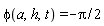 phi(a, h, t) = -(1/2)*Pi