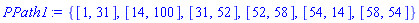 {[1, 31], [14, 100], [31, 52], [52, 58], [54, 14], [58, 54]}