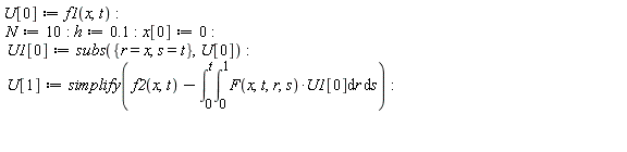 U[0] := f1(x, t):