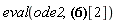eval(ode2, (diff(diff(u(t), t), t) = 2*a*(diff(u(t), t))+(-(3/4)*b-(3/4)*c*exp(-2*t*a))*u(t), {x = t, y(x) = -(2/3)*(diff(u(t), t))/u(t)})[2])