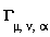 GAMMA[mu, nu, alpha]