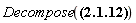Decompose(ds^2 = %g_[mu, nu]*dx[`~mu`]*dx[`~nu`])