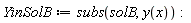 YinSolB := subs(solB, y(x))