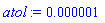 atol := 0.1e-5