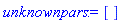 unknownpars := []