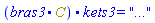 Physics:-`.`(bras3, C, kets3) = "..."
