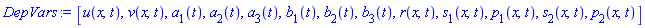 [u(x, t), v(x, t), a[1](t), a[2](t), a[3](t), b[1](t), b[2](t), b[3](t), r(x, t), s[1](x, t), p[1](x, t), s[2](x, t), p[2](x, t)]