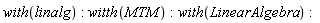 with(linalg):