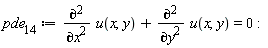pde__14 := diff(u(x, y), x, x)+diff(u(x, y), y, y) = 0