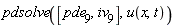 pdsolve([pde__9, iv__9], u(x, t))