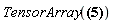 TensorArray(R[rho] = A[mu, rho]*s[mu]+A[rho, mu]*s[mu])