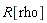 R[rho]