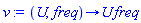 proc (U, freq) options operator, arrow; U*freq end proc
