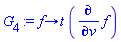 proc (f) options operator, arrow; t*(diff(f, v)) end proc