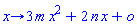 proc (x) options operator, arrow; 3*m*x^2+2*n*x+o end proc