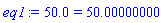 50.0 = 50.00000000