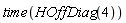 time(HOffDiag(4))