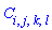 C[i, j, k, l]