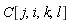 C[j, i, k, l]