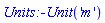 Units:-Unit('m')