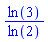 ln(3)/ln(2)