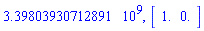 3.39803930712891*10^9, Vector[row](2, {(1) = 1., (2) = 0.})