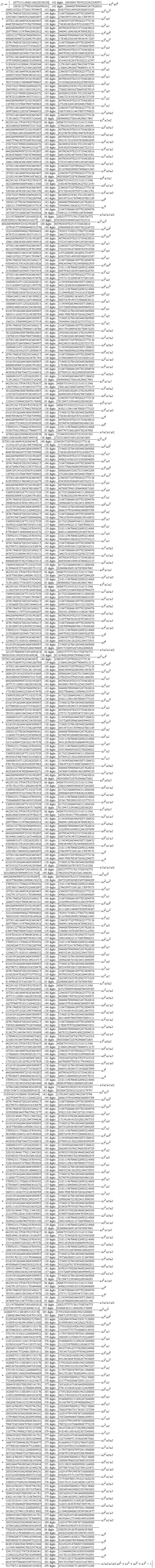 J1 := [-(369972662122035673446693308255804217189855305850497117179237965728829873694992987443599722267132573103416572206812629161280951985300384050087647230169774989632624415867556931144370073798025/1073811661664954263665467908762277951741093442667658652901575176094186464779404398510208853191815721004415968249856658036295805664573864843681739012700322414012236392346505732970926225773136)*u1^2*u0*u2+(3031800928769969873317528579535345777964427869123306325149671526353707122574251266348791870434195813400548574992090537845553537855446877708028695802179775505314374383748258107926352611646341/6442869969989725581992807452573667710446560656005951917409451056565118788676426391061253119150894326026495809499139948217774833987443189062090434076201934484073418354079034397825557354638816)*u2^2*u0*u3+(713912403177585893712424883783703939112114423425436062138466051045039293001023670515133086473227497296592815098690404827386164296017445/6423915613793437833785637667094066356722121329274380754735375666137533866022494065427153776460417327315347647984006755554352315161513546)*u1^2*u3*u2-(1572506612441882048991827151757104950834437247567955808548541007014650572692370290498125722134523437855024765054039254109584767966516364939036576029295732122878868964525967033940194476743429/6442869969989725581992807452573667710446560656005951917409451056565118788676426391061253119150894326026495809499139948217774833987443189062090434076201934484073418354079034397825557354638816)*u0^2*u1*u2-(1463777461887932407618160427274142470481757567972412934191458196286352850765035244535767449565530583573614908739634529012368709022939236866433059757631769496148904614419051917252505478500842699/2592718257090032069620272265706520114478870117321061817430853262679413219209871920202899276031639058365162355339278900828636222777113596665069558846164928468632544769320638092258301372129236872)*u2^2*u1*u0+(683650766065738476744408052448471366911225536767574233307406546084832530501599945421471990970177132854466287001716429223041199077425155283965927237192054761288486636681829416475450376614341/6442869969989725581992807452573667710446560656005951917409451056565118788676426391061253119150894326026495809499139948217774833987443189062090434076201934484073418354079034397825557354638816)*u1^2*u0*u3+(418972992517465445251627743594739931124359763169827759386382982134047509886127245147227644854404951907498481484048249422878276613746749964453979762484320490447560460543928592446916637225531/6442869969989725581992807452573667710446560656005951917409451056565118788676426391061253119150894326026495809499139948217774833987443189062090434076201934484073418354079034397825557354638816)*u3^2*u1*u2+(10641180636388100853949188525155418754515490278134735711031443960068175426589004576367143862930506588779894759704608549638965736568282653593922229340106714683952373723553692556912033655665/1073811661664954263665467908762277951741093442667658652901575176094186464779404398510208853191815721004415968249856658036295805664573864843681739012700322414012236392346505732970926225773136)*u2^2*u1*u3-(76050105015903839301698240101788197232511198255479637639857188622468030826499974357073716349160952207823351406596697783914993864927234138188349888789401625303568028116748828909276906631945/1073811661664954263665467908762277951741093442667658652901575176094186464779404398510208853191815721004415968249856658036295805664573864843681739012700322414012236392346505732970926225773136)*u3^2*u0*u2-(3210015410447899416876623738628474852157521197379945146515477473850625691312471673504823937954633148378986136194085800672287429666672605/6423915613793437833785637667094066356722121329274380754735375666137533866022494065427153776460417327315347647984006755554352315161513546)*u0^2*u3*u2+(30232064643600956661135604924743505961774402707385878963064777040576671131000809488384331920637864530417233509374598496106053189344166271715910135484952445104681221801407658008242278212145/1073811661664954263665467908762277951741093442667658652901575176094186464779404398510208853191815721004415968249856658036295805664573864843681739012700322414012236392346505732970926225773136)*u0^2*u1*u3+(1082482647375537342269749370241622039362587872400372739720016236548088561215948284999182054107262404423834434214047985675262165122330670048673420852020813400713822652790453973141767940107601109/1885613277883659686996561647786560083257360085324408594495166009221391432152634123783926746204828406083754440246748291511735434746991706665505133706301766159005487104960464067096946452457626816)*u0^4+(520100124743301361596137016018654919033456720030007472685438459653229252652053390640058309882245803314897278933165930976150147422499412224437417510882896327182500522826717281425075957118612741/2592718257090032069620272265706520114478870117321061817430853262679413219209871920202899276031639058365162355339278900828636222777113596665069558846164928468632544769320638092258301372129236872)*u3^2*u1*u0-(13878833337864796973880631264774516836251236670313682024563221364955337832734888822915374340964691386582485072898691142229607431737957875893685951261565133353037232752863284184924483706415/1073811661664954263665467908762277951741093442667658652901575176094186464779404398510208853191815721004415968249856658036295805664573864843681739012700322414012236392346505732970926225773136)*u1^3*u3-(1648471920379484348185181139957697759692713123991056245268121279984951929461844775706362291881889864405351268147921772237611117003406661977395463617307241933180601642102994165490312843397499/6442869969989725581992807452573667710446560656005951917409451056565118788676426391061253119150894326026495809499139948217774833987443189062090434076201934484073418354079034397825557354638816)*u0^3*u3+(70557103651580964097904671586917168298524162949249167081032645513707942179602752543953555836111553922356984177464821763778485329345992239704114836402849804792699162135518506228363822270859281/2592718257090032069620272265706520114478870117321061817430853262679413219209871920202899276031639058365162355339278900828636222777113596665069558846164928468632544769320638092258301372129236872)*u0^3*u1-(306599021188115685354219152128621797763004014322016639566263091246541519586729556371129138693160748230630055295878449250652031743383044179916261149945956004042646850257386033405627066958878519/2592718257090032069620272265706520114478870117321061817430853262679413219209871920202899276031639058365162355339278900828636222777113596665069558846164928468632544769320638092258301372129236872)*u1^3*u0-(847672331068941983715815174279895140162086536884839170332263349191495038987076062817139940916367994758355045251452213928767179986115007102280660968622654623779872173642721835839226762727109/6442869969989725581992807452573667710446560656005951917409451056565118788676426391061253119150894326026495809499139948217774833987443189062090434076201934484073418354079034397825557354638816)*u1^3*u2-(400000309047210204379180590154527405016113740907766071245166710828691096623611525952808397730388121857792765421439073812414498379028140298732414796817856100057218682301783482502584744345917267/20741746056720256556962178125652160915830960938568494539446826101435305753678975361623194208253112466921298842714231206629089782216908773320556470769319427749060358154565104738066410977033894976)*u3^2*u1^2-(837746928514163771936283768086059426740426902390752093488424974202994239177998249871048436280896110780380176997033819320586930777340923591362957526699419196769108804649518929457139508887099/6442869969989725581992807452573667710446560656005951917409451056565118788676426391061253119150894326026495809499139948217774833987443189062090434076201934484073418354079034397825557354638816)*u3^3*u0+(25392006952859491738559190380277737637380249146503715063148078161547781178389972597148791387038733165373569800354233593778320410636478525808066937622773858517610216497930233039530493820785/1073811661664954263665467908762277951741093442667658652901575176094186464779404398510208853191815721004415968249856658036295805664573864843681739012700322414012236392346505732970926225773136)*u3^3*u1-(1979729009226608183299693118428227061832322938808995997034127715929079087636684792279298417145726263076014635452719421563068561668433296028029066933259482500561397617894514425823437010222132747/5185436514180064139240544531413040228957740234642123634861706525358826438419743840405798552063278116730324710678557801657272445554227193330139117692329856937265089538641276184516602744258473744)*u0^2*u1^2+(367457586997525596528078936368738890643516846902812733741351805537703647950818248170511497567264498601592485256245406465561640452016283739624561162276595195970264441506452942067740449313175/1073811661664954263665467908762277951741093442667658652901575176094186464779404398510208853191815721004415968249856658036295805664573864843681739012700322414012236392346505732970926225773136)*u0^3*u2-(207715112860116622033823039495128968415841945982616454439742297979926276285277824958750727911408612219364237443291271585721665581795700352701058444014849293447862549814630041789592225423548971/1885613277883659686996561647786560083257360085324408594495166009221391432152634123783926746204828406083754440246748291511735434746991706665505133706301766159005487104960464067096946452457626816)*u2^2*u0^2-(1048510728137724917959947705525945646185773535296472092543282664616443881938084341530618344269146860851994785605627441108961489647251933014111016916015577819616565548826503758514995895886935507/20741746056720256556962178125652160915830960938568494539446826101435305753678975361623194208253112466921298842714231206629089782216908773320556470769319427749060358154565104738066410977033894976)*u2^2*u1^2+(329276017346929325669209716223140888173209607830871182819287558223516282886560504219057701823842111973264832798881360582136657177869325976118042529154007208504921732746599751091261170979575/1073811661664954263665467908762277951741093442667658652901575176094186464779404398510208853191815721004415968249856658036295805664573864843681739012700322414012236392346505732970926225773136)*u2^3*u0+(44487093465677578675999409260657347043318602200372030116660007645178441644534416225036630655459847700284843720390456557575594843584031729839110111206779890374184557363018058247872163883771/6442869969989725581992807452573667710446560656005951917409451056565118788676426391061253119150894326026495809499139948217774833987443189062090434076201934484073418354079034397825557354638816)*u2^3*u1-(289779041515979642084285221089914992357348370650481896212640515098120143955366683276863034598508932047313938278821390010070076415774746634106526502331230747894438702300469411696566347890830251/1885613277883659686996561647786560083257360085324408594495166009221391432152634123783926746204828406083754440246748291511735434746991706665505133706301766159005487104960464067096946452457626816)*u3^2*u0^2-(1457287335200856873456924498792244109332540739385008346560768394273583614382799643409398016071070502419799224267344521153790921647454440/3211957806896718916892818833547033178361060664637190377367687833068766933011247032713576888230208663657673823992003377777176157580756773)*u3*u2*u1*u0+(106331137690998284555751960125908846306064586929660938586484845693166000799846644584048009740256877146821308619567764972295460351759444476778877115534568784652006411157454894150628323719735213/20741746056720256556962178125652160915830960938568494539446826101435305753678975361623194208253112466921298842714231206629089782216908773320556470769319427749060358154565104738066410977033894976)*u1^4, -(8103059200827940665136786239185907004780013304771197379069423800128048560799218566314780745996182391886020443423168694450505501505677457288908499972373929364954046274015791840956385788472283/38128209663088706906180474495684119330571619372368556138689018568814900282498116473572048176935868505370034637342336776891709158486964656839258218325954830421066834842950560180269137825429954)*u1^2*u0*u2-(2882636752645004637244997297850014963333779728046513568913323919916332409124726986098115489103077872781776818235059844281058506198443503635139207132767288924348792444422483510630222837255721/16686843167112032628288156175102301621746549427649633579603239019658331257987912599857758815971932797201366727847330013378189688026475280225709147843378461584119354911154549266344658871306432)*u2^2*u0*u3-(13878833337864796973880631264774516836251236670313682024563221364955337832734888822915374340964691386582485072898691142229607431737957875893685951261565133353037232752863284184924483706415/1073811661664954263665467908762277951741093442667658652901575176094186464779404398510208853191815721004415968249856658036295805664573864843681739012700322414012236392346505732970926225773136)*u1^2*u3*u2+(1719022583542587128988437260765206802861686551894640530126866838968760732091674178313903398851313996921620800488176183481526805341227298695680869663563208679594160773169645986809082039063906093/20741746056720256556962178125652160915830960938568494539446826101435305753678975361623194208253112466921298842714231206629089782216908773320556470769319427749060358154565104738066410977033894976)*u0^2*u1*u2-(943555187005625023478174328546318104198699067965606485835210751181278909753977922425944401863070622723117224007999978014350393766619812695379110957376657313342185199656409591918330201325/63165391862644368450909876986016350102417261333391685464798539770246262634082611677071109011283277706142115779403332825664459156739639108451867000747077789059543317196853278410054483869008)*u2^2*u1*u0+(445050107667546372143605327702799645558545910689727129757613153329607819606200320105254850927911943175753695308018683915968222600227425023793384934810955681187063420776952313822298030509399/16686843167112032628288156175102301621746549427649633579603239019658331257987912599857758815971932797201366727847330013378189688026475280225709147843378461584119354911154549266344658871306432)*u1^2*u0*u3-(400000309047210204379180590154527405016113740907766071245166710828691096623611525952808397730388121857792765421439073812414498379028140298732414796817856100057218682301783482502584744345917267/20741746056720256556962178125652160915830960938568494539446826101435305753678975361623194208253112466921298842714231206629089782216908773320556470769319427749060358154565104738066410977033894976)*u3^2*u1*u2+(713912403177585893712424883783703939112114423425436062138466051045039293001023670515133086473227497296592815098690404827386164296017445/6423915613793437833785637667094066356722121329274380754735375666137533866022494065427153776460417327315347647984006755554352315161513546)*u2^2*u1*u3+(13037596315195560193577755195432089857684008717360271981042502455081426984967509322765173935232571285760502461179436269559583588034034927977497436472412578713815386247881262720807269427773157/38128209663088706906180474495684119330571619372368556138689018568814900282498116473572048176935868505370034637342336776891709158486964656839258218325954830421066834842950560180269137825429954)*u3^2*u0*u2-(119272873292859530180933757239432375395035070775417914980211113540503637558416179597340284482028084352195475017076351873025034463116612696279430716167576146984480024690838910702427067360015/1073811661664954263665467908762277951741093442667658652901575176094186464779404398510208853191815721004415968249856658036295805664573864843681739012700322414012236392346505732970926225773136)*u0^2*u3*u2+(133541553948438347517689037953078632841106902842246308247836883154569532554364010920992822708261767307067175787813947133956482288560205/6423915613793437833785637667094066356722121329274380754735375666137533866022494065427153776460417327315347647984006755554352315161513546)*u0^2*u1*u3-(11268857723492252938986397324203505122352704782831595975705091259360520875790687490139463966565162756290792424813602766891073709618046366579903976010588335587407599274074328806058654861361/378992351175866210705459261916098100614503568000350112788791238621477575804495670062426654067699666236852694676419996953986754940437834650711202004482466734357259903181119670460326903214048)*u0^4-(532619242457279662709202988412988751979374119960923873926252821490580845700117447711402612881235932266060013127536322704950026956773888927679870969831850227113946502112961564708085773325/63165391862644368450909876986016350102417261333391685464798539770246262634082611677071109011283277706142115779403332825664459156739639108451867000747077789059543317196853278410054483869008)*u3^2*u1*u0-(981496015648521267144082426671667773797675585345938701908539995456010333226884008233530267859281409018945840455129999414260717946727789426599015834251795983122908900807167419937230466830121/16686843167112032628288156175102301621746549427649633579603239019658331257987912599857758815971932797201366727847330013378189688026475280225709147843378461584119354911154549266344658871306432)*u0^3*u3+(1894923480186342334588500054217303623792739198183970782858651680350940084381384173742981743611738901645354367828858617091554189394853942395684923039055555847602983557260938966564899449235/63165391862644368450909876986016350102417261333391685464798539770246262634082611677071109011283277706142115779403332825664459156739639108451867000747077789059543317196853278410054483869008)*u0^3*u1+(560351116563755218830078916954341662886959475780474466969377518057227020523063061636183553739593646314013630771421655568387967809805796543300121906765172770046594401790870034726562294675/63165391862644368450909876986016350102417261333391685464798539770246262634082611677071109011283277706142115779403332825664459156739639108451867000747077789059543317196853278410054483869008)*u1^3*u0+(106331137690998284555751960125908846306064586929660938586484845693166000799846644584048009740256877146821308619567764972295460351759444476778877115534568784652006411157454894150628323719735213/20741746056720256556962178125652160915830960938568494539446826101435305753678975361623194208253112466921298842714231206629089782216908773320556470769319427749060358154565104738066410977033894976)*u1^3*u2-(70559116645104354614739784690265812455467989099955127025110206143787656407095055516675267757352836111372274924947574959823004890260649372751438044455147173611026022757117232989347172451241/16686843167112032628288156175102301621746549427649633579603239019658331257987912599857758815971932797201366727847330013378189688026475280225709147843378461584119354911154549266344658871306432)*u3^3*u0-(33151630947328528119973781390929781129432846042591391896923058948922793485533958514187344407583674349434141792101471265222145256090669018275149822107146161675045899431283963035606494745201/378992351175866210705459261916098100614503568000350112788791238621477575804495670062426654067699666236852694676419996953986754940437834650711202004482466734357259903181119670460326903214048)*u0^2*u1^2-(4729788603305075610142525295892584307332531383890455763983454637555802549843709940697218641905884459051612138581112987925690095946647715286078705091183367944429510605129499020271418161876244/19064104831544353453090237247842059665285809686184278069344509284407450141249058236786024088467934252685017318671168388445854579243482328419629109162977415210533417421475280090134568912714977)*u0^3*u2-(1079545771989084440532376765856491025703493636882675219934370395283191163937436125593960991036790866165678227115806923647346505601936008379750548425780468476603139642986800828550057822226723/3221434984994862790996403726286833855223280328002975958704725528282559394338213195530626559575447163013247904749569974108887416993721594531045217038100967242036709177039517198912778677319408)*u2^2*u0^2-(847672331068941983715815174279895140162086536884839170332263349191495038987076062817139940916367994758355045251452213928767179986115007102280660968622654623779872173642721835839226762727109/6442869969989725581992807452573667710446560656005951917409451056565118788676426391061253119150894326026495809499139948217774833987443189062090434076201934484073418354079034397825557354638816)*u2^2*u1^2-(4613237500240032397852984543153077644845382138777025453227665730221944329420204985674860510166783838155144811638514099254607197771411833206021106674558206031595885327521033416734845935910584/19064104831544353453090237247842059665285809686184278069344509284407450141249058236786024088467934252685017318671168388445854579243482328419629109162977415210533417421475280090134568912714977)*u2^3*u0-(1048510728137724917959947705525945646185773535296472092543282664616443881938084341530618344269146860851994785605627441108961489647251933014111016916015577819616565548826503758514995895886935507/20741746056720256556962178125652160915830960938568494539446826101435305753678975361623194208253112466921298842714231206629089782216908773320556470769319427749060358154565104738066410977033894976)*u2^3*u1+(45054058537014292300188265657931355363907767964953011878574167330306285109380899665373163050432291990243465349021957775929544243082464692363167763794434345938893509963459405762549084802959/378992351175866210705459261916098100614503568000350112788791238621477575804495670062426654067699666236852694676419996953986754940437834650711202004482466734357259903181119670460326903214048)*u3^2*u0^2+(25392006952859491738559190380277737637380249146503715063148078161547781178389972597148791387038733165373569800354233593778320410636478525808066937622773858517610216497930233039530493820785/1073811661664954263665467908762277951741093442667658652901575176094186464779404398510208853191815721004415968249856658036295805664573864843681739012700322414012236392346505732970926225773136)*u3^3*u2+(418972992517465445251627743594739931124359763169827759386382982134047509886127245147227644854404951907498481484048249422878276613746749964453979762484320490447560460543928592446916637225531/6442869969989725581992807452573667710446560656005951917409451056565118788676426391061253119150894326026495809499139948217774833987443189062090434076201934484073418354079034397825557354638816)*u2^2*u3^2+(10641180636388100853949188525155418754515490278134735711031443960068175426589004576367143862930506588779894759704608549638965736568282653593922229340106714683952373723553692556912033655665/1073811661664954263665467908762277951741093442667658652901575176094186464779404398510208853191815721004415968249856658036295805664573864843681739012700322414012236392346505732970926225773136)*u2^3*u3+(193857542190032577660877782696726292398457213880952308214749877977589514171655877801258599135683698552770392773047747536632695782567880/1070652602298906305630939611182344392787020221545730125789229277689588977670415677571192296076736221219224607997334459259058719193585591)*u3*u2*u1*u0+(44487093465677578675999409260657347043318602200372030116660007645178441644534416225036630655459847700284843720390456557575594843584031729839110111206779890374184557363018058247872163883771/6442869969989725581992807452573667710446560656005951917409451056565118788676426391061253119150894326026495809499139948217774833987443189062090434076201934484073418354079034397825557354638816)*u2^4, -(482790751580026101633847912601182593690931952749734705015713721357460928691687878082344505823225089820995910913354971817975215825879676536643640980752280285120105221418831450932615320586142311/20741746056720256556962178125652160915830960938568494539446826101435305753678975361623194208253112466921298842714231206629089782216908773320556470769319427749060358154565104738066410977033894976)*u1^2*u0*u2+(40086038075782372082535137836970921878198670142877616455287106893126981574938805863322781480969182320450340428290257247835978655512425279061042047216570183103526004685054435449107848422125/536905830832477131832733954381138975870546721333829326450787588047093232389702199255104426595907860502207984124928329018147902832286932421840869506350161207006118196173252866485463112886568)*u2^2*u0*u3-(847672331068941983715815174279895140162086536884839170332263349191495038987076062817139940916367994758355045251452213928767179986115007102280660968622654623779872173642721835839226762727109/6442869969989725581992807452573667710446560656005951917409451056565118788676426391061253119150894326026495809499139948217774833987443189062090434076201934484073418354079034397825557354638816)*u1^2*u3*u2+(813996428727168100575115216626842704983873508700642508813355417402667810372429872985720109822552098770028980928284004286913673076967045/6423915613793437833785637667094066356722121329274380754735375666137533866022494065427153776460417327315347647984006755554352315161513546)*u0^2*u1*u2-(36587706300412498841582533683050660514539909043948426525138562752610813512248695917316410178733480294129703510367904304777619272803531901120675599279651251505677978473528936500356972044209/378992351175866210705459261916098100614503568000350112788791238621477575804495670062426654067699666236852694676419996953986754940437834650711202004482466734357259903181119670460326903214048)*u2^2*u1*u0-(11168193919319765248958867018906567758603081619417034834467233752960751432274202630244525255350791380895944054792631204201016977686533993930265829702391278697738271839472556447688307944275/536905830832477131832733954381138975870546721333829326450787588047093232389702199255104426595907860502207984124928329018147902832286932421840869506350161207006118196173252866485463112886568)*u1^2*u0*u3+(713912403177585893712424883783703939112114423425436062138466051045039293001023670515133086473227497296592815098690404827386164296017445/6423915613793437833785637667094066356722121329274380754735375666137533866022494065427153776460417327315347647984006755554352315161513546)*u3^2*u1*u2-(1048510728137724917959947705525945646185773535296472092543282664616443881938084341530618344269146860851994785605627441108961489647251933014111016916015577819616565548826503758514995895886935507/20741746056720256556962178125652160915830960938568494539446826101435305753678975361623194208253112466921298842714231206629089782216908773320556470769319427749060358154565104738066410977033894976)*u2^2*u1*u3-(11303660872012085564462146710004120572769598586933154421837101972591009949594786738153642784819499620840034684762130503891061206882525240212765126211749804864871249088372499192525576315521580391/20741746056720256556962178125652160915830960938568494539446826101435305753678975361623194208253112466921298842714231206629089782216908773320556470769319427749060358154565104738066410977033894976)*u3^2*u0*u2-(1798406111797725916868207348393999072283667678437480832438473170058026295677126707837607058092438623305912643085256935136621223446343789926587615547814565366017749539825011890042515642417669/6442869969989725581992807452573667710446560656005951917409451056565118788676426391061253119150894326026495809499139948217774833987443189062090434076201934484073418354079034397825557354638816)*u0^2*u3*u2+(119467107543112546231582464579751610763323735451590974857723109234085988081532548648860942462875845080594461854196272389307353638272547425918967567073768340224801234931529774476145507972483373/20741746056720256556962178125652160915830960938568494539446826101435305753678975361623194208253112466921298842714231206629089782216908773320556470769319427749060358154565104738066410977033894976)*u0^2*u1*u3+(25392006952859491738559190380277737637380249146503715063148078161547781178389972597148791387038733165373569800354233593778320410636478525808066937622773858517610216497930233039530493820785/1073811661664954263665467908762277951741093442667658652901575176094186464779404398510208853191815721004415968249856658036295805664573864843681739012700322414012236392346505732970926225773136)*u3^4+(12566237119281011604062524818953982962166090553516466345059185866361159057067050077167443843603078525779954908442296080789877042652051685893920447531906076261478224003523412822922394372955/63165391862644368450909876986016350102417261333391685464798539770246262634082611677071109011283277706142115779403332825664459156739639108451867000747077789059543317196853278410054483869008)*u0^4-(21381804710523659923354843263134374997150001717336106147506739016375662388834595855016684075421397967259701982005024286843128309858467803025203508985604002185394123267099460047441576544369/378992351175866210705459261916098100614503568000350112788791238621477575804495670062426654067699666236852694676419996953986754940437834650711202004482466734357259903181119670460326903214048)*u3^2*u1*u0+(106331137690998284555751960125908846306064586929660938586484845693166000799846644584048009740256877146821308619567764972295460351759444476778877115534568784652006411157454894150628323719735213/20741746056720256556962178125652160915830960938568494539446826101435305753678975361623194208253112466921298842714231206629089782216908773320556470769319427749060358154565104738066410977033894976)*u1^3*u3-(52079374875640972909408966074440091903975998568614589516561983397395738096494344827415964726180641542244563647694163197359045274778324363288355114295538082554835257941678599569688199148935/536905830832477131832733954381138975870546721333829326450787588047093232389702199255104426595907860502207984124928329018147902832286932421840869506350161207006118196173252866485463112886568)*u0^3*u3+(5029922162067407393831530715140255654587665066708153131207797315459619168583259831306571333658924808619547695875824836293743949341304097810843277926669096118658453892149622131736870966351/378992351175866210705459261916098100614503568000350112788791238621477575804495670062426654067699666236852694676419996953986754940437834650711202004482466734357259903181119670460326903214048)*u0^3*u1+(8770546471344889663618272953967884875217001441014569101996217594804367607662869975153266706814093165296893840851501700080351973751730834901281662157130903678074326485118048969229148578191/378992351175866210705459261916098100614503568000350112788791238621477575804495670062426654067699666236852694676419996953986754940437834650711202004482466734357259903181119670460326903214048)*u1^3*u0-(13878833337864796973880631264774516836251236670313682024563221364955337832734888822915374340964691386582485072898691142229607431737957875893685951261565133353037232752863284184924483706415/1073811661664954263665467908762277951741093442667658652901575176094186464779404398510208853191815721004415968249856658036295805664573864843681739012700322414012236392346505732970926225773136)*u3^2*u1^2+(50507615811386567601606576911659180673657501215312982426542647634148383120428888169088963575251965330071014438073105855106166717928412286422640294300701273379980914076907996518964040671865/536905830832477131832733954381138975870546721333829326450787588047093232389702199255104426595907860502207984124928329018147902832286932421840869506350161207006118196173252866485463112886568)*u3^3*u0-(400000309047210204379180590154527405016113740907766071245166710828691096623611525952808397730388121857792765421439073812414498379028140298732414796817856100057218682301783482502584744345917267/20741746056720256556962178125652160915830960938568494539446826101435305753678975361623194208253112466921298842714231206629089782216908773320556470769319427749060358154565104738066410977033894976)*u3^3*u1+(2900056245870501399214717349901485933773008593829747957384675759824496757219241873394094331215120144997426922655991710748872237733980364344447828659778812454304123898624672530234513090395/63165391862644368450909876986016350102417261333391685464798539770246262634082611677071109011283277706142115779403332825664459156739639108451867000747077789059543317196853278410054483869008)*u0^2*u1^2+(16279764979183133244022813816562335242959085515427940411940609360887401564929841315102629826382632183566517727525183187752769941811409638033430717429110606153658249540126866197956344063840095769/20741746056720256556962178125652160915830960938568494539446826101435305753678975361623194208253112466921298842714231206629089782216908773320556470769319427749060358154565104738066410977033894976)*u0^3*u2+(15193216712528139475946340097635885910500726389067400412502386833637573743838311396398614558819805177631526585977254633737635002771511757369313538551535476155786321715416914103528012487355/63165391862644368450909876986016350102417261333391685464798539770246262634082611677071109011283277706142115779403332825664459156739639108451867000747077789059543317196853278410054483869008)*u2^2*u0^2+(5542791107163311785644960556987459296680030946898158598689613857689513528294563755832463753868988084082141420753107347828249770995935914811558301741318737842055177019814906214580163533920696089/20741746056720256556962178125652160915830960938568494539446826101435305753678975361623194208253112466921298842714231206629089782216908773320556470769319427749060358154565104738066410977033894976)*u2^3*u0-(66187240637863127675703100783958679307371213099542471033708265509531694163952521745998199901457502017631758738381890660650305657475727953613012938433991152405714312935776663000039850693345/268452915416238565916366977190569487935273360666914663225393794023546616194851099627552213297953930251103992062464164509073951416143466210920434753175080603503059098086626433242731556443284)*u3^2*u0^2+(418972992517465445251627743594739931124359763169827759386382982134047509886127245147227644854404951907498481484048249422878276613746749964453979762484320490447560460543928592446916637225531/6442869969989725581992807452573667710446560656005951917409451056565118788676426391061253119150894326026495809499139948217774833987443189062090434076201934484073418354079034397825557354638816)*u3^3*u2+(10641180636388100853949188525155418754515490278134735711031443960068175426589004576367143862930506588779894759704608549638965736568282653593922229340106714683952373723553692556912033655665/1073811661664954263665467908762277951741093442667658652901575176094186464779404398510208853191815721004415968249856658036295805664573864843681739012700322414012236392346505732970926225773136)*u2^2*u3^2+(44487093465677578675999409260657347043318602200372030116660007645178441644534416225036630655459847700284843720390456557575594843584031729839110111206779890374184557363018058247872163883771/6442869969989725581992807452573667710446560656005951917409451056565118788676426391061253119150894326026495809499139948217774833987443189062090434076201934484073418354079034397825557354638816)*u2^3*u3-(965470783776924528467446979786002119757950782664136514159864801667371337821161574417172436938704661802508167896691715869526714822696020/3211957806896718916892818833547033178361060664637190377367687833068766933011247032713576888230208663657673823992003377777176157580756773)*u3*u2*u1*u0, (876176238222638169289746339498010459108270755193693138023943427516825189330764849766463369766747186293243576572641260884891004728632771164345194308781921698349068294977063971827530007268403371/1885613277883659686996561647786560083257360085324408594495166009221391432152634123783926746204828406083754440246748291511735434746991706665505133706301766159005487104960464067096946452457626816)*u1^2*u0*u2+(3210015410447899416876623738628474852157521197379945146515477473850625691312471673504823937954633148378986136194085800672287429666672605/6423915613793437833785637667094066356722121329274380754735375666137533866022494065427153776460417327315347647984006755554352315161513546)*u2^2*u0*u3+(482926454547488844645827133777295447058127120471719204862253667988554682709765392662370342833947911969874590310769160767041618649460265983005660662099823063987388575476847140984146330996539/6442869969989725581992807452573667710446560656005951917409451056565118788676426391061253119150894326026495809499139948217774833987443189062090434076201934484073418354079034397825557354638816)*u1^2*u3*u2-(147817012570112082641807436700830116814195160728587937664688854052867485806242970486389581929035377998214171676226172731760683035429712470203110111576680025933964092862524409398483473242085/536905830832477131832733954381138975870546721333829326450787588047093232389702199255104426595907860502207984124928329018147902832286932421840869506350161207006118196173252866485463112886568)*u0^2*u1*u2-(34504995972722754827819198820933947092502942717493801842364693150101867951911880040576250584650487910372452304563211363829896661020920695321442401309717931195730018908684389597642421630001/378992351175866210705459261916098100614503568000350112788791238621477575804495670062426654067699666236852694676419996953986754940437834650711202004482466734357259903181119670460326903214048)*u2^2*u1*u0+(133541553948438347517689037953078632841106902842246308247836883154569532554364010920992822708261767307067175787813947133956482288560205/6423915613793437833785637667094066356722121329274380754735375666137533866022494065427153776460417327315347647984006755554352315161513546)*u1^2*u0*u3+(75886606893766148595392490633822155992763692845411269833392360176497780560310052455575381593201293045520167410858508045951860957509828717753656692739937673505269360536179039881925525775515/536905830832477131832733954381138975870546721333829326450787588047093232389702199255104426595907860502207984124928329018147902832286932421840869506350161207006118196173252866485463112886568)*u3^2*u1*u2+(4688298693549433879780257953364597503551526250761966604101767804717911334593293657534138615938465482301980088452239029426919396988650358455365641267524976215769792953058198341779816040417239/16686843167112032628288156175102301621746549427649633579603239019658331257987912599857758815971932797201366727847330013378189688026475280225709147843378461584119354911154549266344658871306432)*u2^2*u1*u3+(289779041515979642084285221089914992357348370650481896212640515098120143955366683276863034598508932047313938278821390010070076415774746634106526502331230747894438702300469411696566347890830251/1885613277883659686996561647786560083257360085324408594495166009221391432152634123783926746204828406083754440246748291511735434746991706665505133706301766159005487104960464067096946452457626816)*u3^2*u0*u2+(1648471920379484348185181139957697759692713123991056245268121279984951929461844775706362291881889864405351268147921772237611117003406661977395463617307241933180601642102994165490312843397499/6442869969989725581992807452573667710446560656005951917409451056565118788676426391061253119150894326026495809499139948217774833987443189062090434076201934484073418354079034397825557354638816)*u0^2*u3*u2-(981496015648521267144082426671667773797675585345938701908539995456010333226884008233530267859281409018945840455129999414260717946727789426599015834251795983122908900807167419937230466830121/16686843167112032628288156175102301621746549427649633579603239019658331257987912599857758815971932797201366727847330013378189688026475280225709147843378461584119354911154549266344658871306432)*u0^2*u1*u3+(45054058537014292300188265657931355363907767964953011878574167330306285109380899665373163050432291990243465349021957775929544243082464692363167763794434345938893509963459405762549084802959/378992351175866210705459261916098100614503568000350112788791238621477575804495670062426654067699666236852694676419996953986754940437834650711202004482466734357259903181119670460326903214048)*u3^2*u1*u0+(445050107667546372143605327702799645558545910689727129757613153329607819606200320105254850927911943175753695308018683915968222600227425023793384934810955681187063420776952313822298030509399/16686843167112032628288156175102301621746549427649633579603239019658331257987912599857758815971932797201366727847330013378189688026475280225709147843378461584119354911154549266344658871306432)*u1^3*u3-(11268857723492252938986397324203505122352704782831595975705091259360520875790687490139463966565162756290792424813602766891073709618046366579903976010588335587407599274074328806058654861361/378992351175866210705459261916098100614503568000350112788791238621477575804495670062426654067699666236852694676419996953986754940437834650711202004482466734357259903181119670460326903214048)*u0^3*u1-(33151630947328528119973781390929781129432846042591391896923058948922793485533958514187344407583674349434141792101471265222145256090669018275149822107146161675045899431283963035606494745201/378992351175866210705459261916098100614503568000350112788791238621477575804495670062426654067699666236852694676419996953986754940437834650711202004482466734357259903181119670460326903214048)*u1^3*u0-(50612757189518384732880992366125466672610662746412255583031212914095212786833155133211006840873815369148754370862916125902328092566374594269935151827598093347324145035346409562933768204025/536905830832477131832733954381138975870546721333829326450787588047093232389702199255104426595907860502207984124928329018147902832286932421840869506350161207006118196173252866485463112886568)*u1^3*u2-(532619242457279662709202988412988751979374119960923873926252821490580845700117447711402612881235932266060013127536322704950026956773888927679870969831850227113946502112961564708085773325/63165391862644368450909876986016350102417261333391685464798539770246262634082611677071109011283277706142115779403332825664459156739639108451867000747077789059543317196853278410054483869008)*u3^2*u1^2-(70559116645104354614739784690265812455467989099955127025110206143787656407095055516675267757352836111372274924947574959823004890260649372751438044455147173611026022757117232989347172451241/16686843167112032628288156175102301621746549427649633579603239019658331257987912599857758815971932797201366727847330013378189688026475280225709147843378461584119354911154549266344658871306432)*u3^3*u1+(1894923480186342334588500054217303623792739198183970782858651680350940084381384173742981743611738901645354367828858617091554189394853942395684923039055555847602983557260938966564899449235/63165391862644368450909876986016350102417261333391685464798539770246262634082611677071109011283277706142115779403332825664459156739639108451867000747077789059543317196853278410054483869008)*u0^2*u1^2-(1082482647375537342269749370241622039362587872400372739720016236548088561215948284999182054107262404423834434214047985675262165122330670048673420852020813400713822652790453973141767940107601109/1885613277883659686996561647786560083257360085324408594495166009221391432152634123783926746204828406083754440246748291511735434746991706665505133706301766159005487104960464067096946452457626816)*u0^3*u2-(367457586997525596528078936368738890643516846902812733741351805537703647950818248170511497567264498601592485256245406465561640452016283739624561162276595195970264441506452942067740449313175/1073811661664954263665467908762277951741093442667658652901575176094186464779404398510208853191815721004415968249856658036295805664573864843681739012700322414012236392346505732970926225773136)*u2^2*u0^2+(88483055985735012011891086167629202354619355423770451730009845739687033057293840690589666858865093129280894849669157383759248822816961808566550585973592953826451816868349492020439615093875/268452915416238565916366977190569487935273360666914663225393794023546616194851099627552213297953930251103992062464164509073951416143466210920434753175080603503059098086626433242731556443284)*u2^2*u1^2+(207715112860116622033823039495128968415841945982616454439742297979926276285277824958750727911408612219364237443291271585721665581795700352701058444014849293447862549814630041789592225423548971/1885613277883659686996561647786560083257360085324408594495166009221391432152634123783926746204828406083754440246748291511735434746991706665505133706301766159005487104960464067096946452457626816)*u2^3*u0+(173198832440523504143747055167803667588069082025002582843755571956133448325509912297367243773627662369955521713977347590337985116178759070286640971193177360913618598027788646215896962355975/536905830832477131832733954381138975870546721333829326450787588047093232389702199255104426595907860502207984124928329018147902832286932421840869506350161207006118196173252866485463112886568)*u2^3*u1+(837746928514163771936283768086059426740426902390752093488424974202994239177998249871048436280896110780380176997033819320586930777340923591362957526699419196769108804649518929457139508887099/6442869969989725581992807452573667710446560656005951917409451056565118788676426391061253119150894326026495809499139948217774833987443189062090434076201934484073418354079034397825557354638816)*u3^3*u2+(76050105015903839301698240101788197232511198255479637639857188622468030826499974357073716349160952207823351406596697783914993864927234138188349888789401625303568028116748828909276906631945/1073811661664954263665467908762277951741093442667658652901575176094186464779404398510208853191815721004415968249856658036295805664573864843681739012700322414012236392346505732970926225773136)*u2^2*u3^2-(3031800928769969873317528579535345777964427869123306325149671526353707122574251266348791870434195813400548574992090537845553537855446877708028695802179775505314374383748258107926352611646341/6442869969989725581992807452573667710446560656005951917409451056565118788676426391061253119150894326026495809499139948217774833987443189062090434076201934484073418354079034397825557354638816)*u2^3*u3-(447195322716149254229506457345225051394501650516575063980958590191563524557911657213510454531782949231581027162390098324785767273143380/3211957806896718916892818833547033178361060664637190377367687833068766933011247032713576888230208663657673823992003377777176157580756773)*u3*u2*u1*u0-(329276017346929325669209716223140888173209607830871182819287558223516282886560504219057701823842111973264832798881360582136657177869325976118042529154007208504921732746599751091261170979575/1073811661664954263665467908762277951741093442667658652901575176094186464779404398510208853191815721004415968249856658036295805664573864843681739012700322414012236392346505732970926225773136)*u2^4+(560351116563755218830078916954341662886959475780474466969377518057227020523063061636183553739593646314013630771421655568387967809805796543300121906765172770046594401790870034726562294675/63165391862644368450909876986016350102417261333391685464798539770246262634082611677071109011283277706142115779403332825664459156739639108451867000747077789059543317196853278410054483869008)*u1^4, (813996428727168100575115216626842704983873508700642508813355417402667810372429872985720109822552098770028980928284004286913673076967045/6423915613793437833785637667094066356722121329274380754735375666137533866022494065427153776460417327315347647984006755554352315161513546)*u1^2*u0*u2+(207715112860116622033823039495128968415841945982616454439742297979926276285277824958750727911408612219364237443291271585721665581795700352701058444014849293447862549814630041789592225423548971/1885613277883659686996561647786560083257360085324408594495166009221391432152634123783926746204828406083754440246748291511735434746991706665505133706301766159005487104960464067096946452457626816)*u2^2*u0*u3+(47199497297021688584208404004182069624796114683341451536138658385001593163968369023737924142341699756082610725695820442576363098097698022418706739915029787452920976352700099340460744589385/1073811661664954263665467908762277951741093442667658652901575176094186464779404398510208853191815721004415968249856658036295805664573864843681739012700322414012236392346505732970926225773136)*u1^2*u3*u2+(16279764979183133244022813816562335242959085515427940411940609360887401564929841315102629826382632183566517727525183187752769941811409638033430717429110606153658249540126866197956344063840095769/20741746056720256556962178125652160915830960938568494539446826101435305753678975361623194208253112466921298842714231206629089782216908773320556470769319427749060358154565104738066410977033894976)*u0^2*u1*u2+(15193216712528139475946340097635885910500726389067400412502386833637573743838311396398614558819805177631526585977254633737635002771511757369313538551535476155786321715416914103528012487355/63165391862644368450909876986016350102417261333391685464798539770246262634082611677071109011283277706142115779403332825664459156739639108451867000747077789059543317196853278410054483869008)*u2^2*u1*u0+(730762104040867752675486812572059987099328680971597723908566724813672939875297428887823146458707354307695727605915814421961963664727793776185021390919245303860944700591780679797263049896455851/1885613277883659686996561647786560083257360085324408594495166009221391432152634123783926746204828406083754440246748291511735434746991706665505133706301766159005487104960464067096946452457626816)*u1^2*u0*u3-(1892988112392398487799754432744357276431163255274213566779342958870644976153287078118750932252861230470924849749818003872044673220967569634267599650186519295703847439304011649979897990574091111/20741746056720256556962178125652160915830960938568494539446826101435305753678975361623194208253112466921298842714231206629089782216908773320556470769319427749060358154565104738066410977033894976)*u3^2*u1*u2+(8124279116450419031395699058278799275644994833786122274774704095457171788188307539459574320280052769603282366018863633638081617403964404603033489233532288776254076916878332284491408228094531/12709403221029568968726824831894706443523873124122852046229672856271633427499372157857349392311956168456678212447445592297236386162321552279752739441984943473688944947650186726756379275143318)*u2^2*u1*u3+(3210015410447899416876623738628474852157521197379945146515477473850625691312471673504823937954633148378986136194085800672287429666672605/6423915613793437833785637667094066356722121329274380754735375666137533866022494065427153776460417327315347647984006755554352315161513546)*u3^2*u0*u2-(367457586997525596528078936368738890643516846902812733741351805537703647950818248170511497567264498601592485256245406465561640452016283739624561162276595195970264441506452942067740449313175/1073811661664954263665467908762277951741093442667658652901575176094186464779404398510208853191815721004415968249856658036295805664573864843681739012700322414012236392346505732970926225773136)*u0^2*u3*u2-(1578668651598290305281571415492099863249138529593573626747600310488882163958695802527182595582538587891450892314607528646202524319855493088350890604588251007107836385960217958580333999809149/12709403221029568968726824831894706443523873124122852046229672856271633427499372157857349392311956168456678212447445592297236386162321552279752739441984943473688944947650186726756379275143318)*u0^2*u1*u3+(837746928514163771936283768086059426740426902390752093488424974202994239177998249871048436280896110780380176997033819320586930777340923591362957526699419196769108804649518929457139508887099/6442869969989725581992807452573667710446560656005951917409451056565118788676426391061253119150894326026495809499139948217774833987443189062090434076201934484073418354079034397825557354638816)*u3^4-(17351825129120792197879294591798719011250544417973868417523402298747261634518288027786890089792227800055545203700127125806310342308651652127527169954171591454561086679089077059317745940325/63165391862644368450909876986016350102417261333391685464798539770246262634082611677071109011283277706142115779403332825664459156739639108451867000747077789059543317196853278410054483869008)*u3^2*u1*u0+(619283854783628771977933292388044073668406208779048476349560831993857967941856450660976289791842589834028287880600081288150295975820518439281881025277226762772717489079835927254265264450918/6354701610514784484363412415947353221761936562061426023114836428135816713749686078928674696155978084228339106223722796148618193081160776139876369720992471736844472473825093363378189637571659)*u1^3*u3-(1082482647375537342269749370241622039362587872400372739720016236548088561215948284999182054107262404423834434214047985675262165122330670048673420852020813400713822652790453973141767940107601109/1885613277883659686996561647786560083257360085324408594495166009221391432152634123783926746204828406083754440246748291511735434746991706665505133706301766159005487104960464067096946452457626816)*u0^3*u3+(12566237119281011604062524818953982962166090553516466345059185866361159057067050077167443843603078525779954908442296080789877042652051685893920447531906076261478224003523412822922394372955/63165391862644368450909876986016350102417261333391685464798539770246262634082611677071109011283277706142115779403332825664459156739639108451867000747077789059543317196853278410054483869008)*u0^3*u1+(2900056245870501399214717349901485933773008593829747957384675759824496757219241873394094331215120144997426922655991710748872237733980364344447828659778812454304123898624672530234513090395/63165391862644368450909876986016350102417261333391685464798539770246262634082611677071109011283277706142115779403332825664459156739639108451867000747077789059543317196853278410054483869008)*u1^3*u0-(482790751580026101633847912601182593690931952749734705015713721357460928691687878082344505823225089820995910913354971817975215825879676536643640980752280285120105221418831450932615320586142311/20741746056720256556962178125652160915830960938568494539446826101435305753678975361623194208253112466921298842714231206629089782216908773320556470769319427749060358154565104738066410977033894976)*u1^3*u2-(523570723072320347720720193960877870931387782981144018907510554681609395555894037478377810126170449148940610347900921049687190172509553967697193444973661399220093366111260118640978588934307/3221434984994862790996403726286833855223280328002975958704725528282559394338213195530626559575447163013247904749569974108887416993721594531045217038100967242036709177039517198912778677319408)*u3^2*u1^2+(289779041515979642084285221089914992357348370650481896212640515098120143955366683276863034598508932047313938278821390010070076415774746634106526502331230747894438702300469411696566347890830251/1885613277883659686996561647786560083257360085324408594495166009221391432152634123783926746204828406083754440246748291511735434746991706665505133706301766159005487104960464067096946452457626816)*u3^3*u0-(676957960760087320215634451255521410687168251620737942518784348597859584714466396253744374454299173372510662283605153926084481229468405130643351788492181073604344825366001387830878933122982/6354701610514784484363412415947353221761936562061426023114836428135816713749686078928674696155978084228339106223722796148618193081160776139876369720992471736844472473825093363378189637571659)*u3^3*u1+(5029922162067407393831530715140255654587665066708153131207797315459619168583259831306571333658924808619547695875824836293743949341304097810843277926669096118658453892149622131736870966351/378992351175866210705459261916098100614503568000350112788791238621477575804495670062426654067699666236852694676419996953986754940437834650711202004482466734357259903181119670460326903214048)*u0^2*u1^2-(36587706300412498841582533683050660514539909043948426525138562752610813512248695917316410178733480294129703510367904304777619272803531901120675599279651251505677978473528936500356972044209/378992351175866210705459261916098100614503568000350112788791238621477575804495670062426654067699666236852694676419996953986754940437834650711202004482466734357259903181119670460326903214048)*u2^2*u1^2+(5542791107163311785644960556987459296680030946898158598689613857689513528294563755832463753868988084082141420753107347828249770995935914811558301741318737842055177019814906214580163533920696089/20741746056720256556962178125652160915830960938568494539446826101435305753678975361623194208253112466921298842714231206629089782216908773320556470769319427749060358154565104738066410977033894976)*u2^3*u1+(1648471920379484348185181139957697759692713123991056245268121279984951929461844775706362291881889864405351268147921772237611117003406661977395463617307241933180601642102994165490312843397499/6442869969989725581992807452573667710446560656005951917409451056565118788676426391061253119150894326026495809499139948217774833987443189062090434076201934484073418354079034397825557354638816)*u3^2*u0^2+(76050105015903839301698240101788197232511198255479637639857188622468030826499974357073716349160952207823351406596697783914993864927234138188349888789401625303568028116748828909276906631945/1073811661664954263665467908762277951741093442667658652901575176094186464779404398510208853191815721004415968249856658036295805664573864843681739012700322414012236392346505732970926225773136)*u3^3*u2-(3031800928769969873317528579535345777964427869123306325149671526353707122574251266348791870434195813400548574992090537845553537855446877708028695802179775505314374383748258107926352611646341/6442869969989725581992807452573667710446560656005951917409451056565118788676426391061253119150894326026495809499139948217774833987443189062090434076201934484073418354079034397825557354638816)*u2^2*u3^2-(329276017346929325669209716223140888173209607830871182819287558223516282886560504219057701823842111973264832798881360582136657177869325976118042529154007208504921732746599751091261170979575/1073811661664954263665467908762277951741093442667658652901575176094186464779404398510208853191815721004415968249856658036295805664573864843681739012700322414012236392346505732970926225773136)*u2^3*u3-(37539153819635450256014404436599601154992904055224448781827286619181573231757090948822676102408749570016282664000397860218680693285240/1070652602298906305630939611182344392787020221545730125789229277689588977670415677571192296076736221219224607997334459259058719193585591)*u3*u2*u1*u0+(8770546471344889663618272953967884875217001441014569101996217594804367607662869975153266706814093165296893840851501700080351973751730834901281662157130903678074326485118048969229148578191/378992351175866210705459261916098100614503568000350112788791238621477575804495670062426654067699666236852694676419996953986754940437834650711202004482466734357259903181119670460326903214048)*u1^4, (2900056245870501399214717349901485933773008593829747957384675759824496757219241873394094331215120144997426922655991710748872237733980364344447828659778812454304123898624672530234513090395/63165391862644368450909876986016350102417261333391685464798539770246262634082611677071109011283277706142115779403332825664459156739639108451867000747077789059543317196853278410054483869008)*u1^2*u0*u2+(21216790128261350835090951959940175242548211489874682790015742382844472482220326079430289645949594648555518302726877185768928691619307460759616547279198328658148808596975868650447058943281/378992351175866210705459261916098100614503568000350112788791238621477575804495670062426654067699666236852694676419996953986754940437834650711202004482466734357259903181119670460326903214048)*u2^2*u0*u3+(6292111610378542010659229056080276716692995235244007095709855020451390297061958708961446560375334570505099700154200697943641305280225246062740814006184553316272114328104567975938574614597611/32819218444177621134433826148183798917454052117988124271276623578220420496327492660796193367489102004622308295433910137071344592115361983102146314508416816058639807206590355598206346482648568)*u1^2*u3*u2+(5029922162067407393831530715140255654587665066708153131207797315459619168583259831306571333658924808619547695875824836293743949341304097810843277926669096118658453892149622131736870966351/378992351175866210705459261916098100614503568000350112788791238621477575804495670062426654067699666236852694676419996953986754940437834650711202004482466734357259903181119670460326903214048)*u0^2*u1*u2+(813996428727168100575115216626842704983873508700642508813355417402667810372429872985720109822552098770028980928284004286913673076967045/6423915613793437833785637667094066356722121329274380754735375666137533866022494065427153776460417327315347647984006755554352315161513546)*u2^2*u1*u0+(33151630947328528119973781390929781129432846042591391896923058948922793485533958514187344407583674349434141792101471265222145256090669018275149822107146161675045899431283963035606494745201/378992351175866210705459261916098100614503568000350112788791238621477575804495670062426654067699666236852694676419996953986754940437834650711202004482466734357259903181119670460326903214048)*u1^2*u0*u3-(90003994158360561181603971864650069936523687437294543686898516314810204342444321624654468416840518251044459470974764874495058764381139642258826326591008580142798547511727492839182559345009/378992351175866210705459261916098100614503568000350112788791238621477575804495670062426654067699666236852694676419996953986754940437834650711202004482466734357259903181119670460326903214048)*u3^2*u1*u2-(18043101567406962321373878862725572929040076883043550316700042621985090533247470219918867252536392515355351098410635828968272481951185247755735035528196589873699193595335168749488100928595/63165391862644368450909876986016350102417261333391685464798539770246262634082611677071109011283277706142115779403332825664459156739639108451867000747077789059543317196853278410054483869008)*u2^2*u1*u3-(8557417015211351795404626229200137754967634213103057009095408735154302299846700434508971477870701395195974113908894751151540480399194065774860061033434615449316307473662808311631313847845/63165391862644368450909876986016350102417261333391685464798539770246262634082611677071109011283277706142115779403332825664459156739639108451867000747077789059543317196853278410054483869008)*u3^2*u0*u2+(4958986693354683858225918266682534961935749001534963685142683707361583892541434946370000527043974283842028518890079142757557258441007100361863760069212463794748278249332226701707450080062811/32819218444177621134433826148183798917454052117988124271276623578220420496327492660796193367489102004622308295433910137071344592115361983102146314508416816058639807206590355598206346482648568)*u0^2*u3*u2-(1894923480186342334588500054217303623792739198183970782858651680350940084381384173742981743611738901645354367828858617091554189394853942395684923039055555847602983557260938966564899449235/63165391862644368450909876986016350102417261333391685464798539770246262634082611677071109011283277706142115779403332825664459156739639108451867000747077789059543317196853278410054483869008)*u0^2*u1*u3+(70559116645104354614739784690265812455467989099955127025110206143787656407095055516675267757352836111372274924947574959823004890260649372751438044455147173611026022757117232989347172451241/16686843167112032628288156175102301621746549427649633579603239019658331257987912599857758815971932797201366727847330013378189688026475280225709147843378461584119354911154549266344658871306432)*u3^4-(133541553948438347517689037953078632841106902842246308247836883154569532554364010920992822708261767307067175787813947133956482288560205/6423915613793437833785637667094066356722121329274380754735375666137533866022494065427153776460417327315347647984006755554352315161513546)*u3^2*u1*u0-(560351116563755218830078916954341662886959475780474466969377518057227020523063061636183553739593646314013630771421655568387967809805796543300121906765172770046594401790870034726562294675/63165391862644368450909876986016350102417261333391685464798539770246262634082611677071109011283277706142115779403332825664459156739639108451867000747077789059543317196853278410054483869008)*u1^3*u3+(11268857723492252938986397324203505122352704782831595975705091259360520875790687490139463966565162756290792424813602766891073709618046366579903976010588335587407599274074328806058654861361/378992351175866210705459261916098100614503568000350112788791238621477575804495670062426654067699666236852694676419996953986754940437834650711202004482466734357259903181119670460326903214048)*u0^3*u3+(8770546471344889663618272953967884875217001441014569101996217594804367607662869975153266706814093165296893840851501700080351973751730834901281662157130903678074326485118048969229148578191/378992351175866210705459261916098100614503568000350112788791238621477575804495670062426654067699666236852694676419996953986754940437834650711202004482466734357259903181119670460326903214048)*u1^3*u2-(445050107667546372143605327702799645558545910689727129757613153329607819606200320105254850927911943175753695308018683915968222600227425023793384934810955681187063420776952313822298030509399/16686843167112032628288156175102301621746549427649633579603239019658331257987912599857758815971932797201366727847330013378189688026475280225709147843378461584119354911154549266344658871306432)*u3^2*u1^2-(45054058537014292300188265657931355363907767964953011878574167330306285109380899665373163050432291990243465349021957775929544243082464692363167763794434345938893509963459405762549084802959/378992351175866210705459261916098100614503568000350112788791238621477575804495670062426654067699666236852694676419996953986754940437834650711202004482466734357259903181119670460326903214048)*u3^3*u0+(532619242457279662709202988412988751979374119960923873926252821490580845700117447711402612881235932266060013127536322704950026956773888927679870969831850227113946502112961564708085773325/63165391862644368450909876986016350102417261333391685464798539770246262634082611677071109011283277706142115779403332825664459156739639108451867000747077789059543317196853278410054483869008)*u3^3*u1+(12566237119281011604062524818953982962166090553516466345059185866361159057067050077167443843603078525779954908442296080789877042652051685893920447531906076261478224003523412822922394372955/63165391862644368450909876986016350102417261333391685464798539770246262634082611677071109011283277706142115779403332825664459156739639108451867000747077789059543317196853278410054483869008)*u0^3*u2+(16279764979183133244022813816562335242959085515427940411940609360887401564929841315102629826382632183566517727525183187752769941811409638033430717429110606153658249540126866197956344063840095769/20741746056720256556962178125652160915830960938568494539446826101435305753678975361623194208253112466921298842714231206629089782216908773320556470769319427749060358154565104738066410977033894976)*u2^2*u0^2-(482790751580026101633847912601182593690931952749734705015713721357460928691687878082344505823225089820995910913354971817975215825879676536643640980752280285120105221418831450932615320586142311/20741746056720256556962178125652160915830960938568494539446826101435305753678975361623194208253112466921298842714231206629089782216908773320556470769319427749060358154565104738066410977033894976)*u2^2*u1^2+(15193216712528139475946340097635885910500726389067400412502386833637573743838311396398614558819805177631526585977254633737635002771511757369313538551535476155786321715416914103528012487355/63165391862644368450909876986016350102417261333391685464798539770246262634082611677071109011283277706142115779403332825664459156739639108451867000747077789059543317196853278410054483869008)*u2^3*u0-(36587706300412498841582533683050660514539909043948426525138562752610813512248695917316410178733480294129703510367904304777619272803531901120675599279651251505677978473528936500356972044209/378992351175866210705459261916098100614503568000350112788791238621477575804495670062426654067699666236852694676419996953986754940437834650711202004482466734357259903181119670460326903214048)*u2^3*u1+(981496015648521267144082426671667773797675585345938701908539995456010333226884008233530267859281409018945840455129999414260717946727789426599015834251795983122908900807167419937230466830121/16686843167112032628288156175102301621746549427649633579603239019658331257987912599857758815971932797201366727847330013378189688026475280225709147843378461584119354911154549266344658871306432)*u3^2*u0^2-(8134876869368510863482648017506075023410386321667748133836907867344740416319487759234192689758520339908876438465147318427139302600481926219429059480328720296044537098462495567402746439039729/32819218444177621134433826148183798917454052117988124271276623578220420496327492660796193367489102004622308295433910137071344592115361983102146314508416816058639807206590355598206346482648568)*u3^3*u2-(1930135847118586200091653767194137993336427596242834513919460085033752191263187773608421307966093456243071524923987779362426370919464991298571772936430016182976425019988838047203052332203179797/5185436514180064139240544531413040228957740234642123634861706525358826438419743840405798552063278116730324710678557801657272445554227193330139117692329856937265089538641276184516602744258473744)*u2^2*u3^2+(10392098454437942796133773145361406853782194291058626221538531373380944592740852804629958748788389663475372003937361642385145820561791278336767627262642195373467942799582131815945327181193431/32819218444177621134433826148183798917454052117988124271276623578220420496327492660796193367489102004622308295433910137071344592115361983102146314508416816058639807206590355598206346482648568)*u2^3*u3-(247698756153477759011561820958248111265792099048473159633219290072255844016004826945453417743468290242790850828252470686928961642921560/3211957806896718916892818833547033178361060664637190377367687833068766933011247032713576888230208663657673823992003377777176157580756773)*u3*u2*u1*u0+(5542791107163311785644960556987459296680030946898158598689613857689513528294563755832463753868988084082141420753107347828249770995935914811558301741318737842055177019814906214580163533920696089/20741746056720256556962178125652160915830960938568494539446826101435305753678975361623194208253112466921298842714231206629089782216908773320556470769319427749060358154565104738066410977033894976)*u2^4, (174133193631013803102964642427169657090522029316213197107175246234647174844281584231626367702592918738424458839232828130596141062389858307977536647386288819058679125983470081443378038055148165807227963506186072635999131338391005210408785611338432260105678247484856356022667965542647975072227593288422169225914004443055600936699376820679631150280545286985422220634198412372328601970830976599223271174279031627149697119502639675661/1664759734444630279346477614135713330760784321879680132893279526806309411266758835641062360498689384698790018881128897775948859033775552731757326002218492170996688782966767365558306118909914199787815208249915684796104307338533542759969081430712394445213325763822047605241748386193180526687584490737125045213849593076667881864193219690342805512113887900141551423970117527894360345562854406621545624147464166694357330527466752000)*u1^2*u0*u2+(3657222746687332786416432787834464351259481633934989537980859260626275595783876117106021707475532816085046084505082181817510161768910026251747325050458465171942298666820554899074024179911428026205483462046599768266460487221483014612891532486020532406200082283024320186501419339316956845738238333774398285974269243297987947324248379101533129244992304702987731236270628215181761328163301761890789096728586795330362933043964843/38451674039517765077427023001577202555649929563253177316517160360993604911395981870124582673926384172622053863764426934349318999407481156199024899082469198575141955101125081035385736452925452704757762247411140199999769525148928276930891065962921234843113270948559819829119389644933953510852794905234126509572061186867048455274636835230841137795307972246755998626662430032140149997822178966656611702585094788099217702176000)*u2^2*u0*u3+(1977805285360034775236001317258814299174295824587468871469338672104245971160585627803043026108904194589444849387723412608030358495190178551233928774541276983062218117564079590009963633672984195395450007653447042993492474356691019606108478199551867191756193944566361425928607198679332274655488180613769272706879020131556343647823101554607620158609365110998441116413936319714290559030228496108581712826306879294833254705251634884183327/37515915535621224888499321860419678479804528288332551688127685229755784686033499280783220647958131513982132672159200087680266187945810005994395260568661127237467380620417091505311614491674553130285011656314599928775142600642966230610156573068247379621030700529651116799991213798992054229080279026924691935575838529847069607103548936795105236483990501792323241856307921863608708507374111671352071155371154151179573895879972411904000)*u1^2*u3*u2+(75088231451856691061958963619535527278784644182282754277975043109080280783968202628899812815629343026939209308066567657250891004558150534012587885529241418043696910832798400260694632128233706160443924558175827581512255557188911467830058454617764045822722081091017555864864621126420043675801796049001270775971152118304017530550454376403094358006678565358703061500183005688825838862847783477219878475809867906583676095393509/2401866479638056652950454287038394459127026938827711940999122112736483687389383155670714501966048245609758185903038863383561403749148532232795018157377720075489227342887918065242118109403525512825552222062479758664194338602964110321619046306957856487293164471474844105888696985052950442644732863833753931858549766422991327928031413204649109642489104051998868036733522465847665353664303720194588408251380353680899801164000)*u0^2*u1*u2+(90678747418681891814982749964692458788883831654289112681943921256221178731239519686631077960934763997410894331184167843830490742557571432139031771845397350398176638049730286316300053765079977616244714745388112311115056111862753662374386001441541715730663481299973694012355442473378827991171653688805480364306795877129872142140335418154985152648836771335570674829304611936696265968216041117440350236497887788977047192673257691225671/2885839656586248068346101681570744498446502176025580899086745017673521898925653790829478511381394731844779436319938468283097399072754615845722712351435471325959029278493622423485508807051888702329616281254969225290395584664843556200781274851403644586233130809973162830768554907614773402236944540532668610428910656142082277469503764368854248960306961676332557065869840143354516039028777820873236242720858011629197991990767108608000)*u2^2*u1*u0+(3380952575692543769408395051780808516294638260960341872106951011877289559783305343014172848533677019815225809212601203259785492475465480590345488657862784240507546627076623369355565604228310458791270198461243468623506721966830529957878933427269927149393072419419601580113490941234839524946405641894426335209740908941736884789050935660165041827987873126291804961332688789834299197745013728553849850365831721513142140241124723/38451674039517765077427023001577202555649929563253177316517160360993604911395981870124582673926384172622053863764426934349318999407481156199024899082469198575141955101125081035385736452925452704757762247411140199999769525148928276930891065962921234843113270948559819829119389644933953510852794905234126509572061186867048455274636835230841137795307972246755998626662430032140149997822178966656611702585094788099217702176000)*u1^2*u0*u3+(632722569208863409371272898428455003789853533771032019989720390957317252921045548687314243260034884690998339001896068729393722198133003224538204008388398038327709513184501525724799028056476805443313182049822655970553020380459717066496248503466898645075445850263164865467111073169697253353790802116605846519918046117784491152137159318658176825001980102597838746136055722048069687643894403715336233974502810717115677037666927/6455016164027277254804345896415685108903884898099475841435140677979299909858967230865045224033754660076225124614416945343321272575836680375636611297952622702877298484011279800338192419021974815718671596792914351410022284995466046489351186949949239309600379517088643534575873147329804314607719571553213691869852497261789193806584422987494482164189467139746957848721341626965600637972816248022956347175584700517418215628250)*u3^2*u1*u2+(412827136323013957187860395639836133039251815407212351467611235060924090270623741198057992853419788034111215114250238440305418579047046268496280014588924896755121272078434995733966223433179424180849744508089829974251982276909105720592639237861973309189596399110594223458414426417228336278916842531788193511137062252802898048293254585513826962719651525559529179248054955295398399620511435598636201809462643003495465980833937685803/3884439380370803985141781099649997771775163417719253643417652229214721959622437283162478841163608564297176710722634094810547337745476289707433760671843148398992273826922457186302714277456466466171568819249803264524243383789911599773261190004995587038831093448918111078897412901117421228937697145053291772165649050512225057683117512610799879528265738433663619989263607565086840806313326948783606456344083055620167104564089088000)*u2^2*u1*u3+(636211415861781310676439371909252878377182207814922963723509766587687129495828191097974903047647169601582335235023107977356320671539130564110127633201599006315041480297812079409388464920067744338775711868699745926049836969651440670680468079361630875626264880499362009217804418272267578218765323270178192042136631301424070648255062695806885231908493008619598906861260252521077102884569742625708005422075018132461682992136893029467/11653318141112411955425343298949993315325490253157760930252956687644165878867311849487436523490825692891530132167902284431642013236428869122301282015529445196976821480767371558908142832369399398514706457749409793572730151369734799319783570014986761116493280346754333236692238703352263686813091435159875316496947151536675173049352537832399638584797215300990859967790822695260522418939980846350819369032249166860501313692267264000)*u3^2*u0*u2-(5362395886468970469908807415085994845870750838716049064234813904014974042006672172414614399112723583261859453893193882522649121018732089958178599183952831904300649279204235558904543217064649587178953937395845620672261264517701675509791833778593192290501923953116924002050687328206502232132505496156231820461409021492714630015133272576849373918803504234509377184552269675956392937333160211951406534713793969593228513430787885769574113/37515915535621224888499321860419678479804528288332551688127685229755784686033499280783220647958131513982132672159200087680266187945810005994395260568661127237467380620417091505311614491674553130285011656314599928775142600642966230610156573068247379621030700529651116799991213798992054229080279026924691935575838529847069607103548936795105236483990501792323241856307921863608708507374111671352071155371154151179573895879972411904000)*u0^2*u3*u2-(56106123574012393092130023315303495844803926129651089126758935265300583897181125361428567436004442378988724253511722338232857850473112941150355354141854296015124461977344105066966372904027106083300157960839392428712260385081696056864578688630891863059433469744179390445011454231693505218452922418604998438247735686420739300262238413212774882972766339402159113822628476178756966542428596551697700166320992150402046062393993963477/3884439380370803985141781099649997771775163417719253643417652229214721959622437283162478841163608564297176710722634094810547337745476289707433760671843148398992273826922457186302714277456466466171568819249803264524243383789911599773261190004995587038831093448918111078897412901117421228937697145053291772165649050512225057683117512610799879528265738433663619989263607565086840806313326948783606456344083055620167104564089088000)*u0^2*u1*u3-(89039692873184624975222186887878168109630929344876954296437388967970175166710170168908093355157387298125625268708391143901670103922279130227966813107001553613097079202759919069032580980246724513632520634029260882259780795201033886468379118141532270139312363509350219713201455322969340193508494029015497702619024969755851353575453180037600313371183083837726395404355840524071516590417937624865314106031901693368164326687847686663929807/46305358603966769005233448696289431723644446344456178083631885769298568526761347683709575199765465182972232326779355536793928551978828350255939293044747448475959738365771952943698907029724019863666071530079734769231033152793604033210250398758522479989386464653740807021703441031898764077036230113232762617625034985411240200767808973415672749031668276497953258519785777843082748786244617834354556397486681695170216922914708805550080000)*u3^4+(12154919600942708329374262149445383438491249594799126145168577338020638004806440977766466620434669356496340898437506232019823463269742569285342334797258877379850591316648694609337682811934315540577663198019305483479885353105689792987431064542525173974412813827804056033908202868335412397783249060280608249049888037509741875910566886840695567773507161083369051076966360655717454824705232683442712787445499288691341228291113524713288849751/324137510227767383036634140874026022065511124411193246585423200385089979687329433785967026398358256280805626287455488757557499863851798451791575051313232139331718168560403670605892349208068139045662500710558143384617232069555228232471752791309657359925705252576185649151924087223291348539253610792629338323375244897878681405374662813909709243221677935485672809638500444901579241503712324840481894782406771866191518460402961638850560000)*u0^4-(6370983304663581727666092887496222192059870384075673575789376052686000920706160338189795224604087087453355165858743331603036050529976106391067407597869985394650076658061902416810143743629915530940934068035146207996884727253620178845847620619429795179566327824360976844228667924438621063839765137871343129529972980850021984309009124028707007299314852793848152365205036118723603807370006495480661996099472014659264127554401449105849/2885839656586248068346101681570744498446502176025580899086745017673521898925653790829478511381394731844779436319938468283097399072754615845722712351435471325959029278493622423485508807051888702329616281254969225290395584664843556200781274851403644586233130809973162830768554907614773402236944540532668610428910656142082277469503764368854248960306961676332557065869840143354516039028777820873236242720858011629197991990767108608000)*u3^2*u1*u0+1070652602298906305630939611182344392787020221545730125789229277689588977670415677571192296076736221219224607997334459259058719193585591/77820291690459076990129981685432529421378521972323225946926460512343483339498462898082957205648874757383953822500295291867036096307600+(133777417498625788521403433238044866254479376845819735802073804207276124668732065550610787139670113587125832442607512027185906663573059357602069938757409984686922283351292207647582403380049076286845623633686001557007826522244569937254517096070950776927078942872446769750944354687386006406909395263851125607777965550863491118990362254635536741519516666057369058556659345632387549515587546882307542323902969181481180142823837248043/3884439380370803985141781099649997771775163417719253643417652229214721959622437283162478841163608564297176710722634094810547337745476289707433760671843148398992273826922457186302714277456466466171568819249803264524243383789911599773261190004995587038831093448918111078897412901117421228937697145053291772165649050512225057683117512610799879528265738433663619989263607565086840806313326948783606456344083055620167104564089088000)*u1^3*u3-(5002896729635272590592088995818485503961593599164456737752129840460083790537299998320818137010767434310166619122348385025826206945181375200538809607564476640742561378955470664923551673866127354323058160218670416587536934976689295953625795521605174637190791014180605144085219035592642178148254465565962395770066363673178360252354041386192855625162074655413623635761028156383458960135761477470687420859514679972359740060984257/38451674039517765077427023001577202555649929563253177316517160360993604911395981870124582673926384172622053863764426934349318999407481156199024899082469198575141955101125081035385736452925452704757762247411140199999769525148928276930891065962921234843113270948559819829119389644933953510852794905234126509572061186867048455274636835230841137795307972246755998626662430032140149997822178966656611702585094788099217702176000)*u0^3*u3-(187587737279794477956520823086114989058325895659294789864474516915204681800200946916612528553262773895789058331561432077730039986792613525266107250946459517024151753367501947315580264410823926719690049197925981967852816505827271795003272942009476847651540220288078377219629114804116135575840431386364802783099819013897837325691434969368122047483227944449855401577320394034316541253020576950562570785287471487860297647351763851727289/2885839656586248068346101681570744498446502176025580899086745017673521898925653790829478511381394731844779436319938468283097399072754615845722712351435471325959029278493622423485508807051888702329616281254969225290395584664843556200781274851403644586233130809973162830768554907614773402236944540532668610428910656142082277469503764368854248960306961676332557065869840143354516039028777820873236242720858011629197991990767108608000)*u0^3*u1+(137954003792422020993998047118448354122876724207583393741187643023314569711744028161825942869399115186997712256073579547977805067612293451002132981615387984610913082660179602479892229897287397708889187165035409342526799771844176703149419451084325631005059019659956819216550437029802755204384702671714994691862608162576371208312628718859273884697431681776020634164094207585269911867095950357626753328752076747507264946447506661690951/2885839656586248068346101681570744498446502176025580899086745017673521898925653790829478511381394731844779436319938468283097399072754615845722712351435471325959029278493622423485508807051888702329616281254969225290395584664843556200781274851403644586233130809973162830768554907614773402236944540532668610428910656142082277469503764368854248960306961676332557065869840143354516039028777820873236242720858011629197991990767108608000)*u1^3*u0+(7906733655884797865338697575999223941658399893586088405397499799282530563763396489255207116957668322459024445045112546140790439285491146180522164093622830724890152638993127417908558351038688807303996321532608018120056055609675513773716170715720706377078153469219878319641439241807543794949537059718366254480867501234344946454737298687556818837809264608916329759085918997647721267932089032264747265187007222187366690887772239/206560517248872872153739068685301923484924316739183226925924501695337597115486951387681447169080149122439203987661342250986280722426773772020371561534483926492073551488360953610822157408703194102997491097373259245120713119854913487659237982398375657907212144546836593106427940714553738067447026289702838139835279912377254201810701535599823429254062948471902651159082932062899220415130119936734603109618710416557382900104000)*u1^3*u2-(6189904133858378675307252999961168253304725538524546233902265631825303727897949292207158141167783895944017269733702266556433454390525072883108361697519353619084127177921806265906946225799404068667446269720388392212522242687438041585509249413657995493548463229218400394687162554737947987804011150631912679956458658986174809695381377891927829464009763105808921195962089408663949551351217030514344393780782004194934912463484705082477450409/162068755113883691518317070437013011032755562205596623292711600192544989843664716892983513199179128140402813143727744378778749931925899225895787525656616069665859084280201835302946174604034069522831250355279071692308616034777614116235876395654828679962852626288092824575962043611645674269626805396314669161687622448939340702687331406954854621610838967742836404819250222450789620751856162420240947391203385933095759230201480819425280000)*u3^2*u1^2+(1249588811468205409464609337138742282407885462166191727588016770069728940739637509572488320157007183152818792453385260907037025756529259161961873951551409009242899945285997750368493406157436626747892545437522412035811786913299360842015443806896666056582574103746895992364715311135983488771404314923503643787069886225572804306309147579708372535688429695002587988434455918339477020283541303005455026500412721061702602494110143/38451674039517765077427023001577202555649929563253177316517160360993604911395981870124582673926384172622053863764426934349318999407481156199024899082469198575141955101125081035385736452925452704757762247411140199999769525148928276930891065962921234843113270948559819829119389644933953510852794905234126509572061186867048455274636835230841137795307972246755998626662430032140149997822178966656611702585094788099217702176000)*u3^3*u0-(77236020908963551422104277733978851224973112290985576355250470917293156205688725601563139984873349171766262644107028401725074404041590615621166100099826256211165780660163088534861046090137877233811736684953385208941438300891845837336252354631637513664959497265298583992364469504546550115728312130339008074637269252606167459037318781826535166299778068824014414652169293008610401633859828949454220276171690157774302466728911321557/3884439380370803985141781099649997771775163417719253643417652229214721959622437283162478841163608564297176710722634094810547337745476289707433760671843148398992273826922457186302714277456466466171568819249803264524243383789911599773261190004995587038831093448918111078897412901117421228937697145053291772165649050512225057683117512610799879528265738433663619989263607565086840806313326948783606456344083055620167104564089088000)*u3^3*u1-(3445040450013270800438944809890101679775971253873908908001977519926625941534702367849965261153432351443457755169787138670817897152538756128211107217402184175569483345097414037305111438370268838265776452375197035978884790866362786059113382345553571905002582786420002850318631879038165675406418001040090967500530358981318478415262265987768038887369380615518929770687103240031233753116246443125605861795283773866529781331062432265122429609/162068755113883691518317070437013011032755562205596623292711600192544989843664716892983513199179128140402813143727744378778749931925899225895787525656616069665859084280201835302946174604034069522831250355279071692308616034777614116235876395654828679962852626288092824575962043611645674269626805396314669161687622448939340702687331406954854621610838967742836404819250222450789620751856162420240947391203385933095759230201480819425280000)*u0^2*u1^2+(1109523089496016643252476465227117514757921898982716303980755472939160634781630138878583041569126526695579570938610566011594921630604730735335144393310637738275982995551624977547831714277352967931331853403203441470095298016720971806379441659805663325607616590089010933420099350686470186194598353346553557771232784841919357384246049839625707593717480704976868710607018777585964372599521558832049540244368389651370182852272162436187/11653318141112411955425343298949993315325490253157760930252956687644165878867311849487436523490825692891530132167902284431642013236428869122301282015529445196976821480767371558908142832369399398514706457749409793572730151369734799319783570014986761116493280346754333236692238703352263686813091435159875316496947151536675173049352537832399638584797215300990859967790822695260522418939980846350819369032249166860501313692267264000)*u0^3*u2+(130488104459401854795154358100971452024819285633085460673015184182364261180640936303677744315803324728805418572132700079726576299082158933599422705692788398270169281560510452853396651553869330977818431123522947839151488292062226487551885224656460082742076537333698410126947810875364755849825966020760957100751911786341106747054098365291489190445376973353250769073566139487068985499509271149587634471117508620399047129795382171192249389/8529934479678089027279845812474369001723976958189295962774294746976052097034985099630711221009427796863305954933039177830460522732942064520830922402979793140308372856852728173839272347580740501201644755541003773279400843935663900854519810297622562103308032962531201293471686505876088119454042389279719429562506444681017931720385863523939716926886261460149284464171064339515243197466113811591628810063336101741882064747446358917120000)*u2^2*u0^2+(5148993314829410984512508169998026798320098546958726279579463131361019992185172997957158647980118583752614015296366800635787393575111368335831916766496570167040844550829671876292931047190242839492366894941609808853215284746256823763019202467199507206154198104792643877900750617734521512447617930252732968032212896586476497707251095214538275241775128232157082775674523183977731456452686061078706887502708749364118199903805354228622783831/162068755113883691518317070437013011032755562205596623292711600192544989843664716892983513199179128140402813143727744378778749931925899225895787525656616069665859084280201835302946174604034069522831250355279071692308616034777614116235876395654828679962852626288092824575962043611645674269626805396314669161687622448939340702687331406954854621610838967742836404819250222450789620751856162420240947391203385933095759230201480819425280000)*u2^2*u1^2+(663755260081569435425597837255371644190472183678022485848128843216428711684199466838970339734106870376963003558313181999282626430566652306311723956648737347195968922188138837374557547175998099757601657019439968555962527352966840452149935078679994481289381385697956054958663998388265227463241441033404367285981989686002474531142057512271897630932479074469051347014213505981774359418676448010727241709795165005891127200275192226907/11653318141112411955425343298949993315325490253157760930252956687644165878867311849487436523490825692891530132167902284431642013236428869122301282015529445196976821480767371558908142832369399398514706457749409793572730151369734799319783570014986761116493280346754333236692238703352263686813091435159875316496947151536675173049352537832399638584797215300990859967790822695260522418939980846350819369032249166860501313692267264000)*u2^3*u0+(8258018162477141528371562046987872891863344145358219208823029143994589199819176043695213982086755669130137939913941807885273635150552482914326554961550471865188511116449957405254576086730303533027900640946997466221580130533076964418414844769368019544179273260213381592408666770299609839638464756014416350034890878132565641254067882707901028436510925637903397545840197547802795188071551907068834588073112235870080212426635759/206560517248872872153739068685301923484924316739183226925924501695337597115486951387681447169080149122439203987661342250986280722426773772020371561534483926492073551488360953610822157408703194102997491097373259245120713119854913487659237982398375657907212144546836593106427940714553738067447026289702838139835279912377254201810701535599823429254062948471902651159082932062899220415130119936734603109618710416557382900104000)*u2^3*u1-(3810454417732406130091811326058712125042528666238773384023004113359381904234792003647701494867343682945079393428145966226128056283374386585054144966273008806254786232902880624304831808438783145671577156989968651933962849888900784078350948199897400727127766204768777057129173148309268056820529285063418042336018979708306253564068253636686687183718409631513530424174883619470823297162508098744614005242578923198047853457182867970546209449/162068755113883691518317070437013011032755562205596623292711600192544989843664716892983513199179128140402813143727744378778749931925899225895787525656616069665859084280201835302946174604034069522831250355279071692308616034777614116235876395654828679962852626288092824575962043611645674269626805396314669161687622448939340702687331406954854621610838967742836404819250222450789620751856162420240947391203385933095759230201480819425280000)*u3^2*u0^2+(4405387561809023447593508759474009960855301294458507263416652923279797842944271376095600750995368537827876134489995851532917083909306904512829171452829864404473690373073187530371688697379416677714745875124484235958899239737422534593019281240202852877237552481099526869701520635797621584882290133663970708309992762478752596457371218218570643931472231200680738732501146175428862588224211554259276789953793541047585394535210535679447327/37515915535621224888499321860419678479804528288332551688127685229755784686033499280783220647958131513982132672159200087680266187945810005994395260568661127237467380620417091505311614491674553130285011656314599928775142600642966230610156573068247379621030700529651116799991213798992054229080279026924691935575838529847069607103548936795105236483990501792323241856307921863608708507374111671352071155371154151179573895879972411904000)*u3^3*u2-(20375841997831023694615123450904434873868102572213795930446619905578513038720298391970035694448787669242765558982038092973305861397209080995327913057000249603439687985367407838520153110045551052289869358589807702653911796630206687576585831400317773535301645163489076889474718800041521819920310688821269653191739030064891065409896280087122997237120854247705184592770465684818676287844474208353405376207916962185109280643831118482981578409/162068755113883691518317070437013011032755562205596623292711600192544989843664716892983513199179128140402813143727744378778749931925899225895787525656616069665859084280201835302946174604034069522831250355279071692308616034777614116235876395654828679962852626288092824575962043611645674269626805396314669161687622448939340702687331406954854621610838967742836404819250222450789620751856162420240947391203385933095759230201480819425280000)*u2^2*u3^2-(6875966303511095901270936025694559261836265376995096303063652155921540117573351690799946423334657516396182415503925720967921860439700552412005627071042624251238072921742880003403455825058081794080018559691031213512639093118489218823835757632588723610587240461702583122081049974551993826532093365350773293797836625149427084411267544719380733762742156467036974039692993207522945288266794517572965389219447305695318547775773568603130593/37515915535621224888499321860419678479804528288332551688127685229755784686033499280783220647958131513982132672159200087680266187945810005994395260568661127237467380620417091505311614491674553130285011656314599928775142600642966230610156573068247379621030700529651116799991213798992054229080279026924691935575838529847069607103548936795105236483990501792323241856307921863608708507374111671352071155371154151179573895879972411904000)*u2^3*u3-(401473977848693599759553133028097339271505084655036698003169167486271824216744927027275723206958810070325457502237055110757959131875502583277901590378933331441118948060735056231944213974436347265827288172309925339694485480931010390055577031220696058520487274670271444967333641632010840625670614901582316560546891570950043933549917533708715635516578951/7217767113630868245105083706053876888267171079186744852041703520148923057603810454463155453809798949757877134425675934105761294730134051027751230274361179680992884710224426193079783456615305630578774774913988132320631736847887366378555243810245427166254358257111174892009957276908638875202675651720305494048441599211919393016716335988571160369731200)*u3*u2*u1*u0-(18581451278368880518116261167278826611451434356511873444201954866121137088628325906366951601023903356102449285527075382839334125567446469061199075236997316031257245198860109818681022165298783043002922589659949628175173859363463150948925288037645596737631416972708102567004141000814900686575284014350422994866563817507507751381158779212325614208837129694156375768625928526238185882441477228850770732807071954278428258200330339074159543/273996204757199816599014489327156400731623942866604604045159087392299222051842293986447190531156598715812025602244707318307269538336262427549936645235192002816329812815218656471591165856355147122284446923548726445154042324222509072250002359517884496978618134045803591844399059360347716432167042090134690045118550209533965685016621144471436384802770866851794429111158448775637566782512531564228144363826518906332644514288217784320000)*u2^4-(152862222292078814269860845248332363183087156146891591925277267943015777386755234187423283240209854341195103713448330061958549138166007026694340198438174366227294554032107350310122005410915824873280813801919572104101013346072804712330600470572800289385765009037013453503285117813264422935374055754298889377588853169106316772772045437545175384389078124849602408310387025047591173571914862074683362793015232921017812310081493997582891/22417699026749248429119174277199392908604407248854917116358199072210386588791025228990042630773791844581618804029012293903969836354644059187466287524257012195291387271623464320208337312958582131935991473169523714269121797465608149420551406826866129049429784395614195252225194496389193480825341364729880235381094466967195615559489785871063645011527625388040169419634860287819298810686238663841337214358307757534512653738360995840000)*u1^4, u0^2+u1^2+u2^2+u3^2-1]: