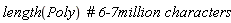 length(Poly)