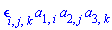 Physics:-LeviCivita[i, j, k]*a[1, i]*a[2, j]*a[3, k]