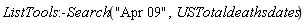 ListTools:-Search("Apr 09", USTotaldeathsdates)