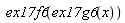 ex17f6(ex17g6(x))