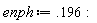 enph := .196: