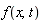 f(x, t)