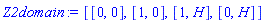 Z2domain := [[0, 0], [1, 0], [1, H], [0, H]]